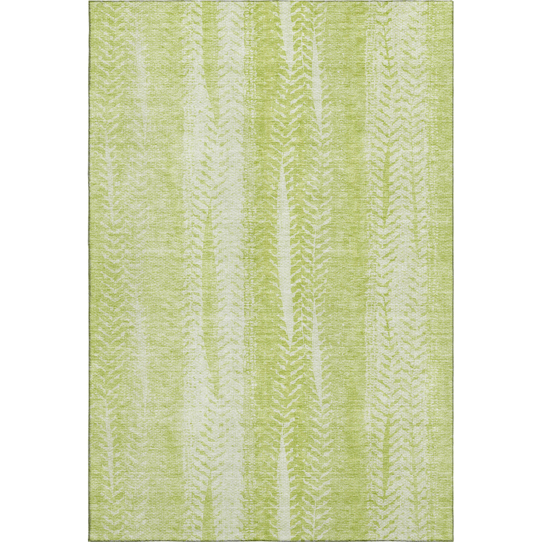 Dublin Machine Washable Transitional Aloe Green Rug 2'6" x 3'10" #shape_Rectangle