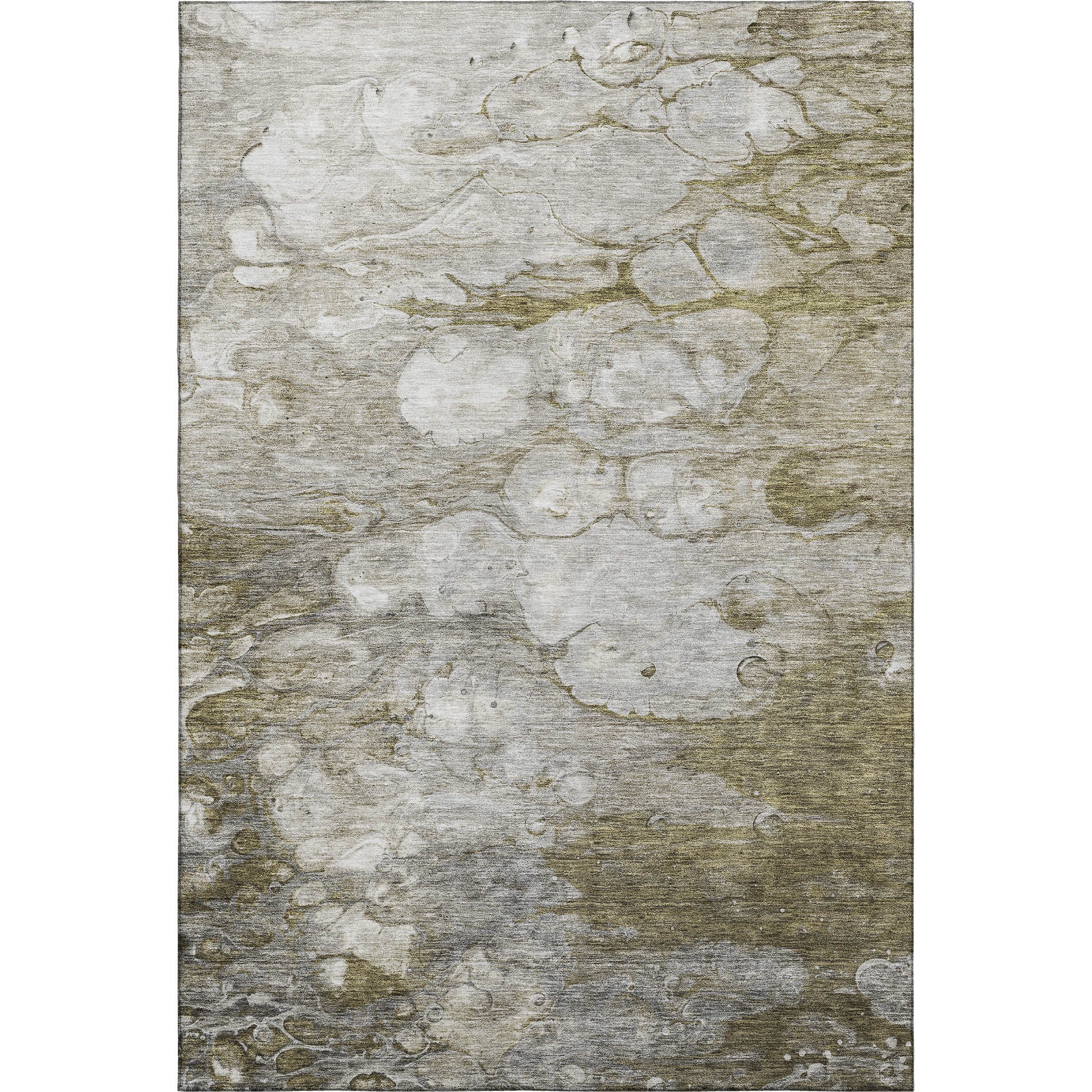 Chiang Mai Machine Washable Transitional Brown Rug 2'6" x 3'10" #shape_Rectangle
