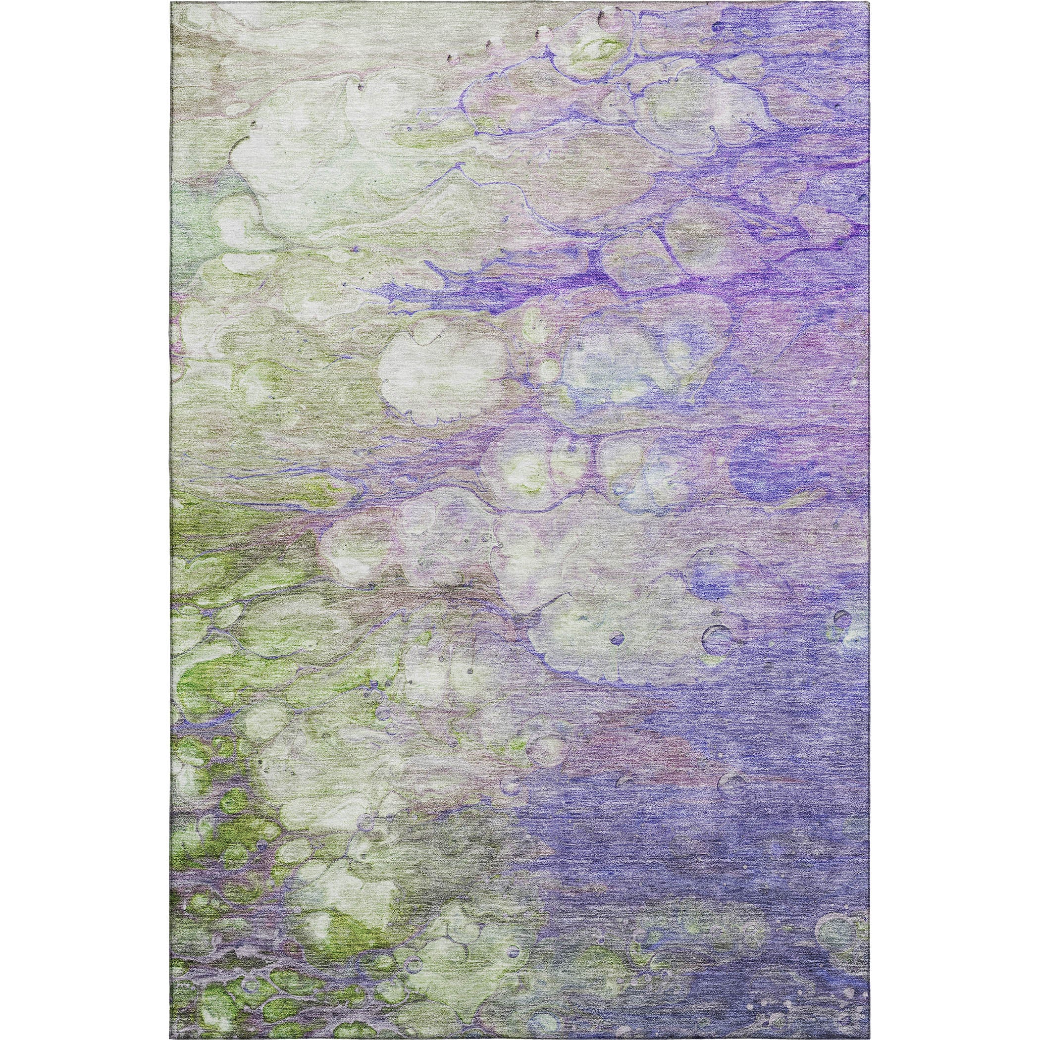 Chiang Mai Machine Washable Transitional Purple Rug 2'6" x 3'10" #shape_Rectangle