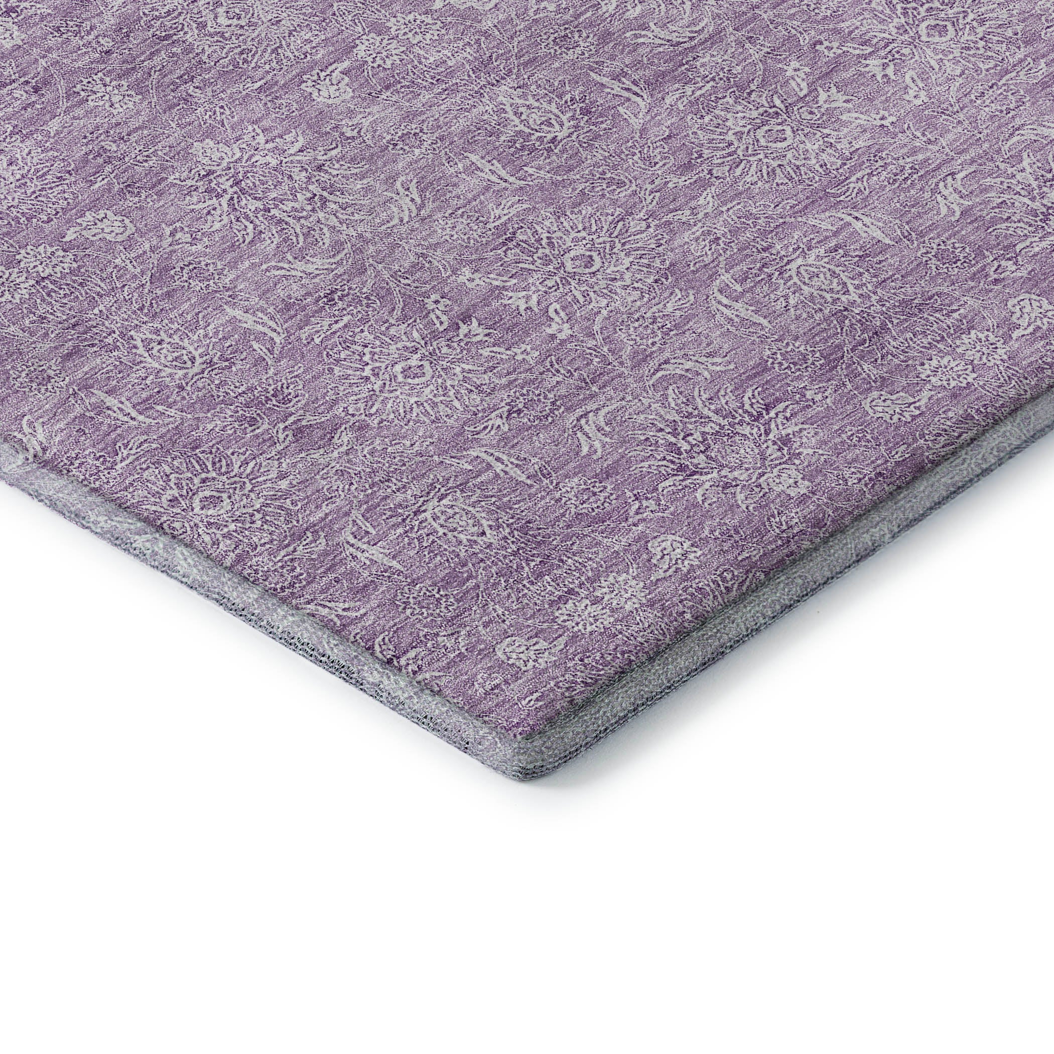 Marrakech Machine Washable Transitional Lavender Purple Rug 1'8" x 2'6" #shape_Rectangle
