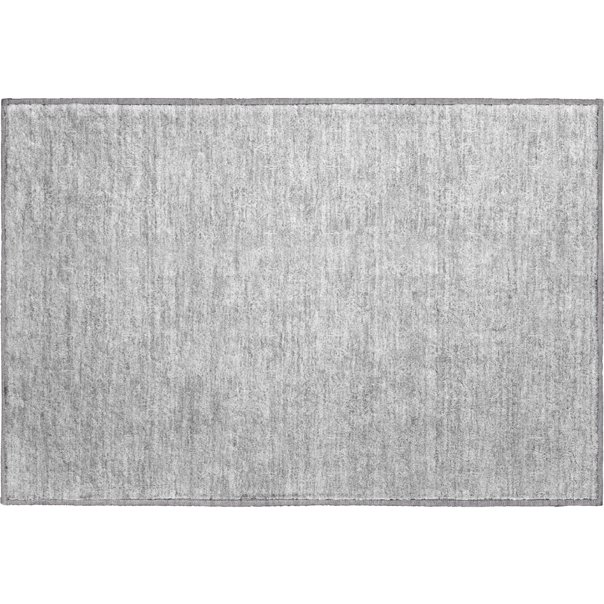 Marrakech Machine Washable Transitional Silver Gray Rug 1'8" x 2'6" #shape_Rectangle
