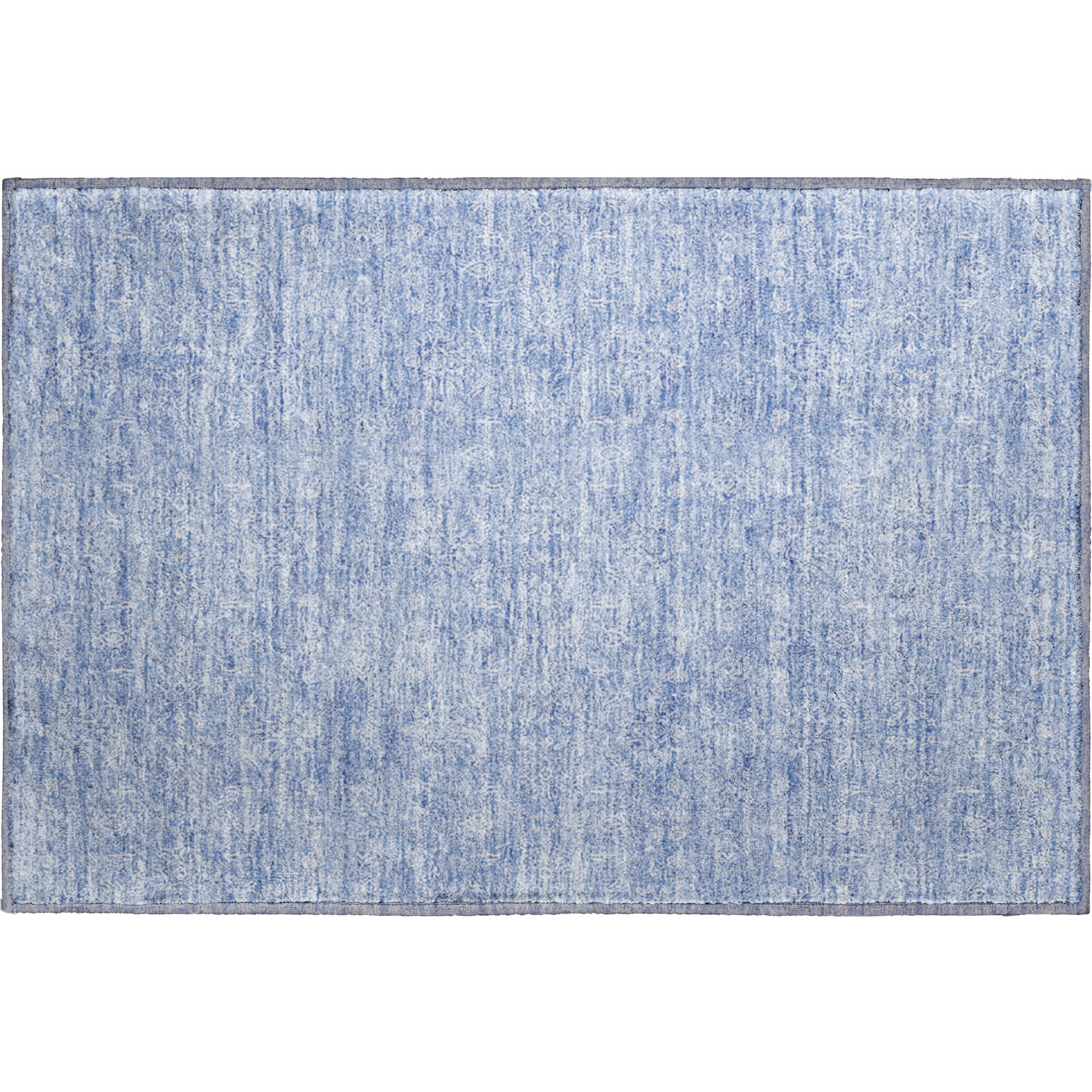 Marrakech Machine Washable Transitional Sky Blue Rug 1'8" x 2'6" #shape_Rectangle