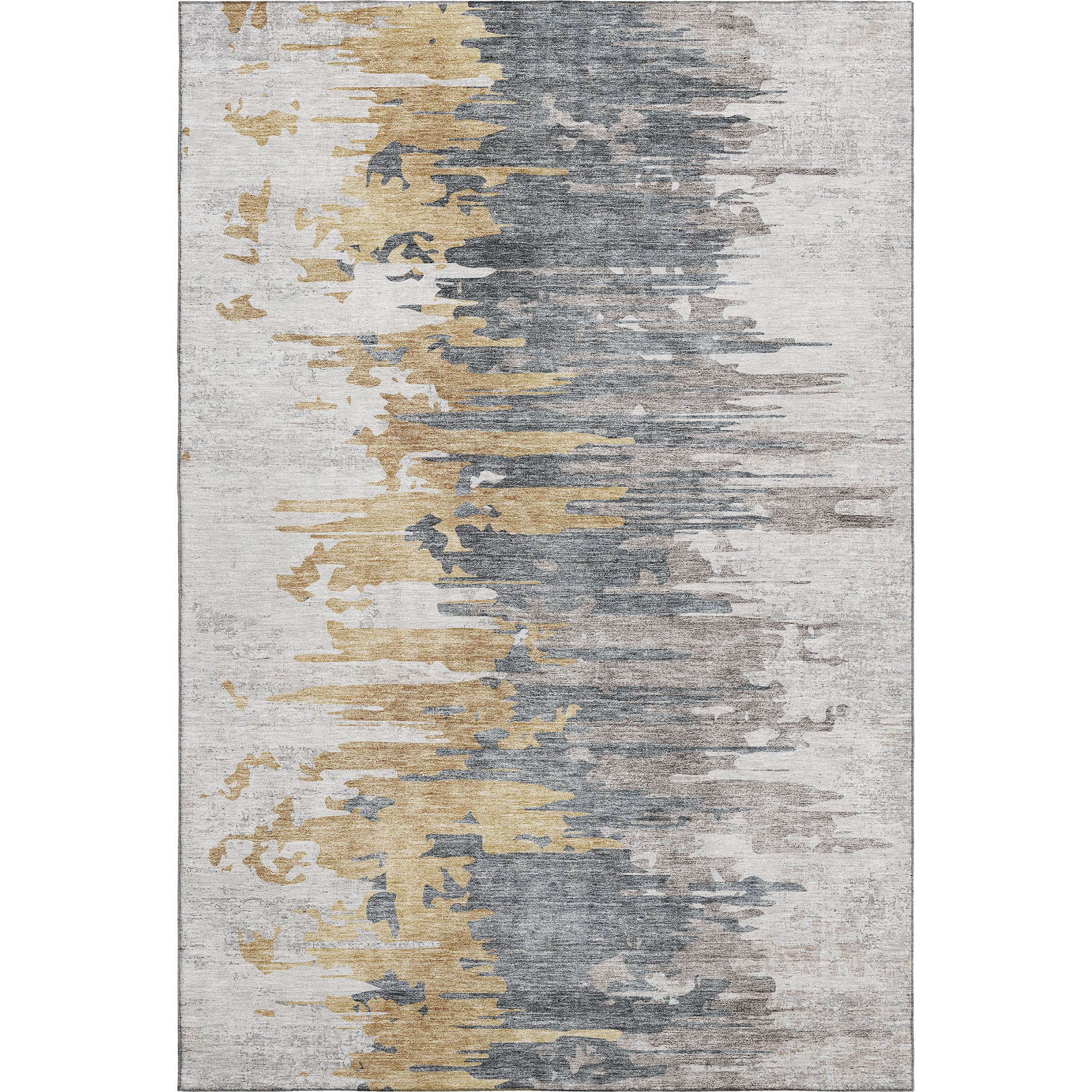 Siena Machine Washable Transitional Ivory Rug 2'6" x 3'10" #shape_Rectangle