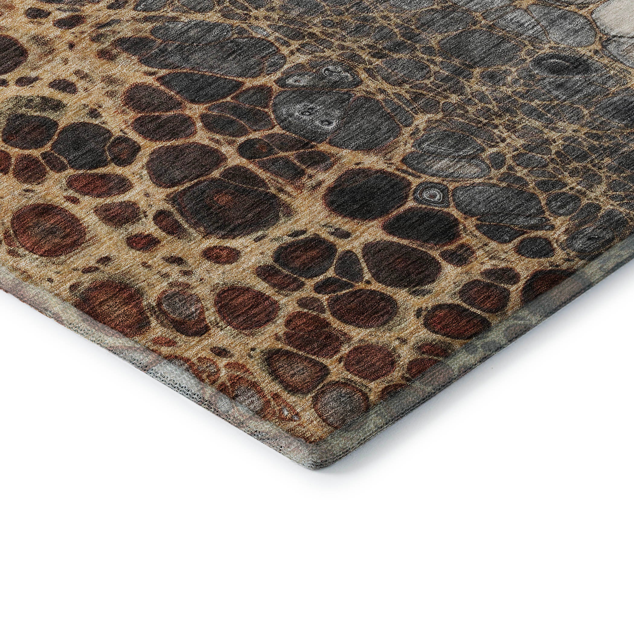 Rome Machine Washable Transitional Ivory Rug 1'8" x 2'6" #shape_Rectangle