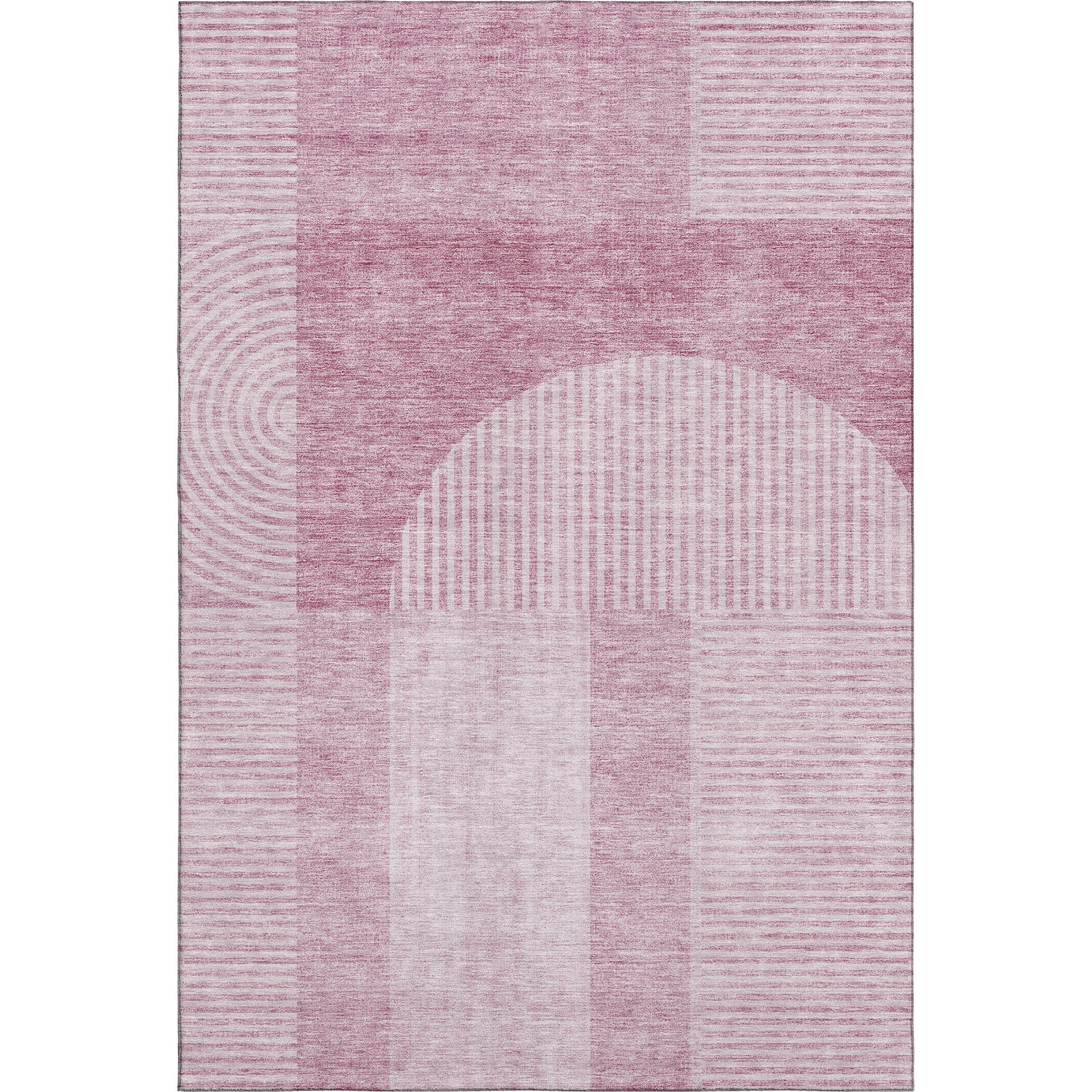 Athens Machine Washable Transitional Blush Pink Rug 2'6" x 3'10" #shape_Rectangle