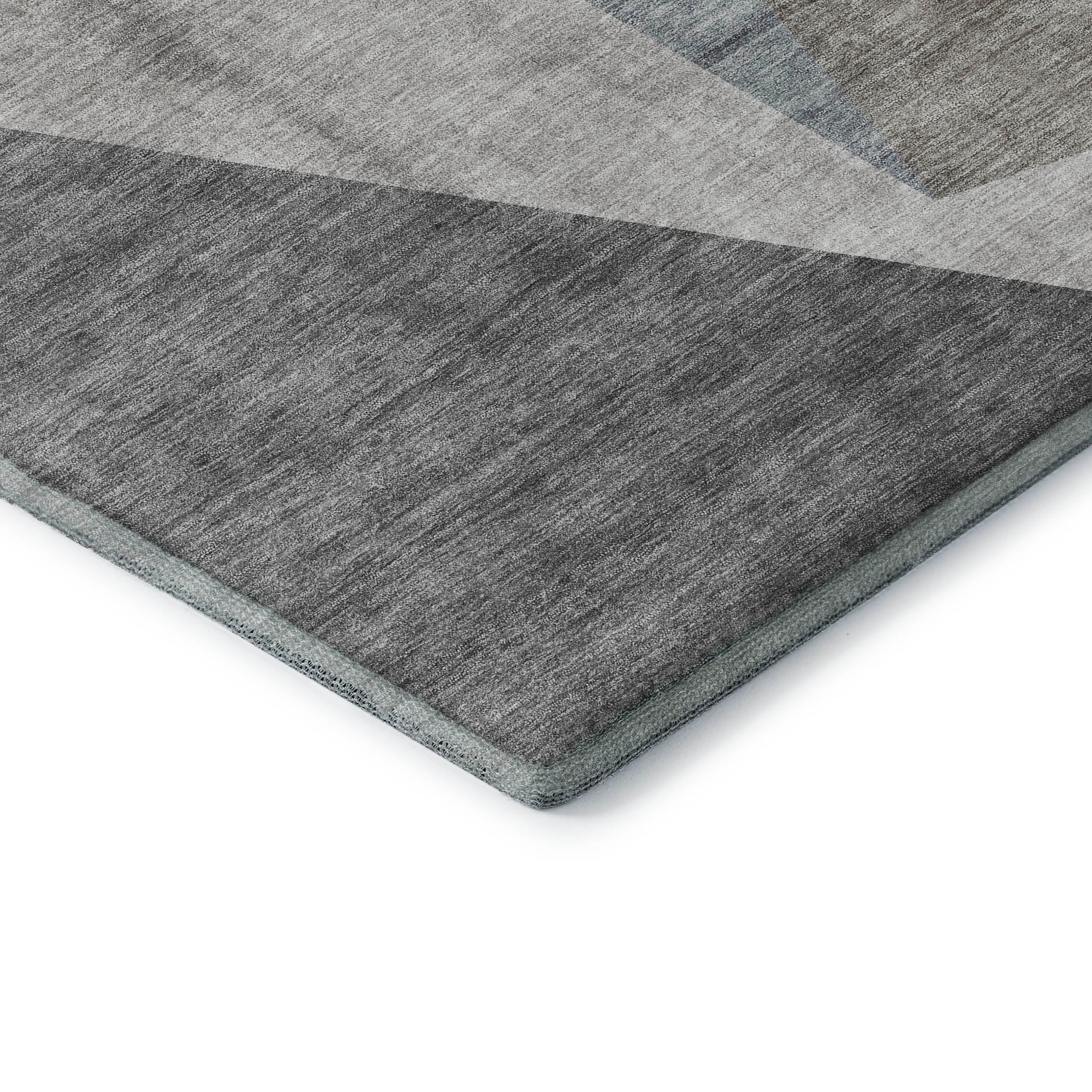 Sarajevo Machine Washable Transitional Taupe Brown Rug 1'8" x 2'6" #shape_Rectangle