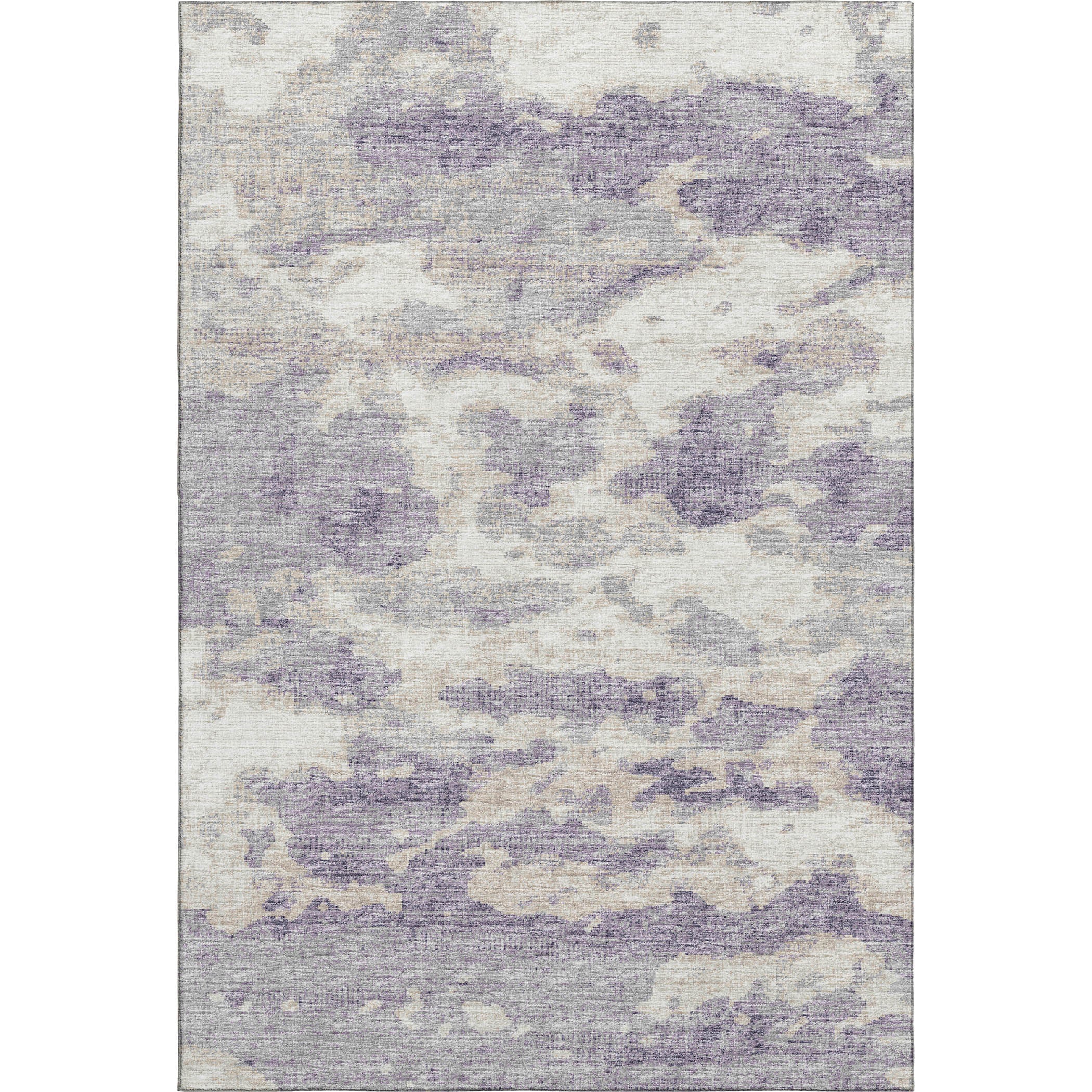Florence Machine Washable Transitional Purple Rug 2'6" x 3'10" #shape_Rectangle