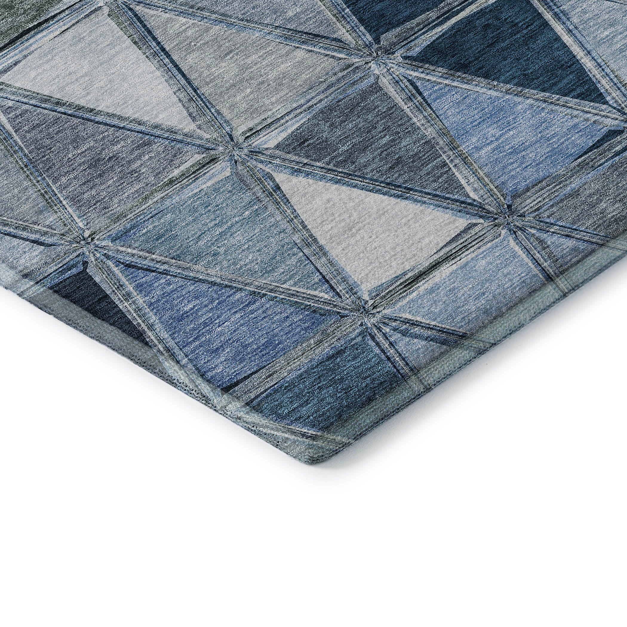 Lucerne Machine Washable Transitional Blue Rug 1'8" x 2'6" #shape_Rectangle