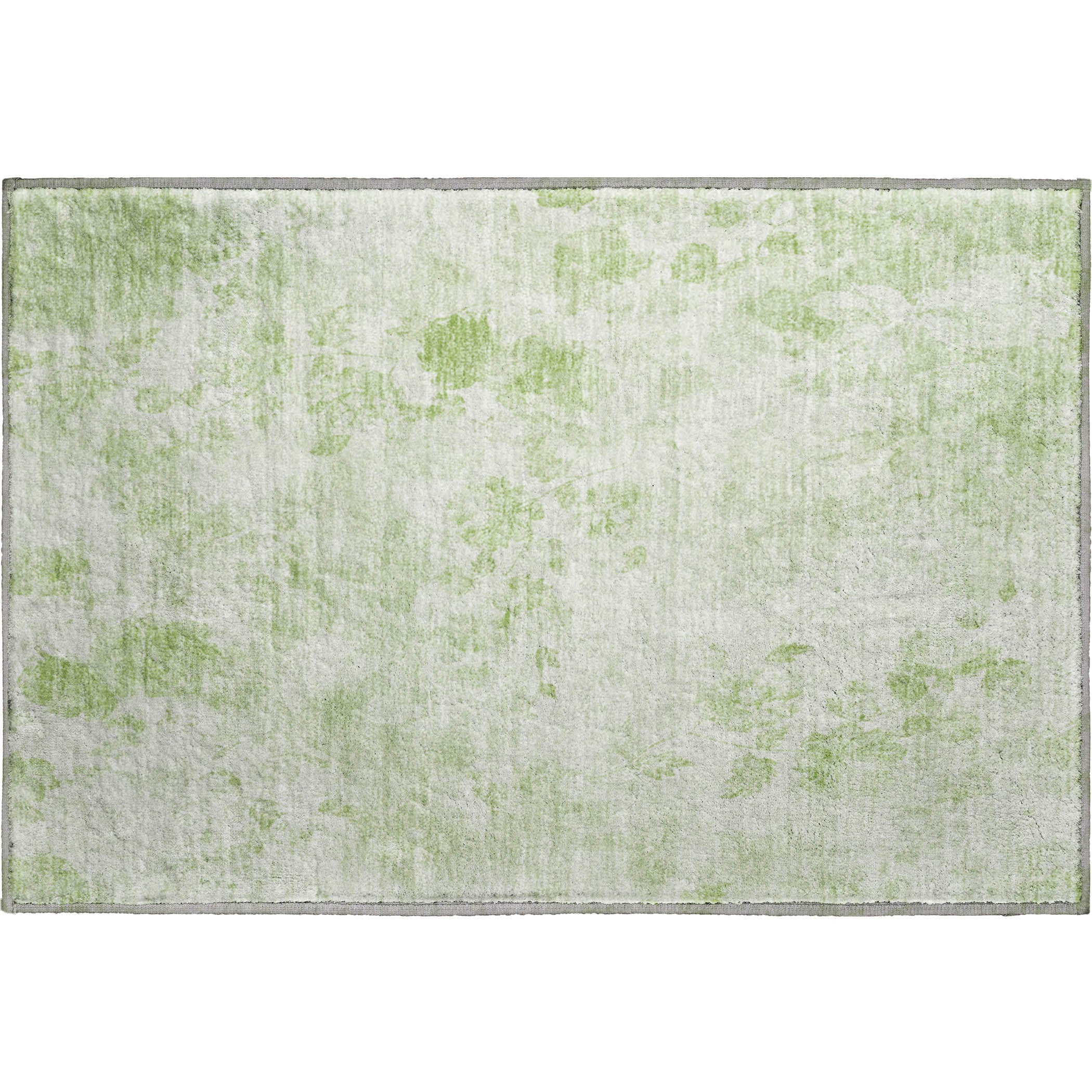 Chiang Mai Machine Washable Transitional Aloe Green Rug 1'8" x 2'6" #shape_Rectangle