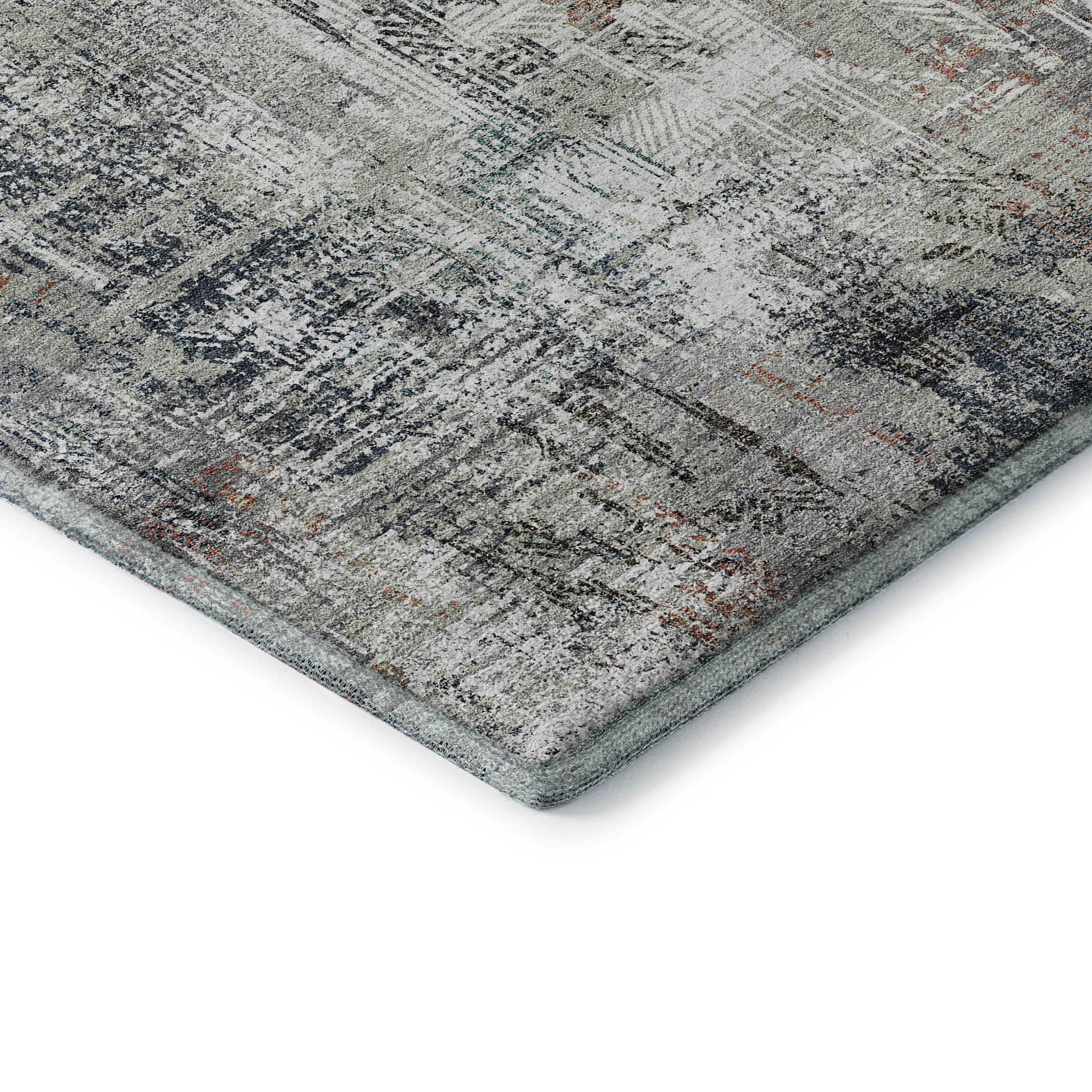 Sarajevo Machine Washable Transitional Taupe Brown Rug 1'8" x 2'6" #shape_Rectangle