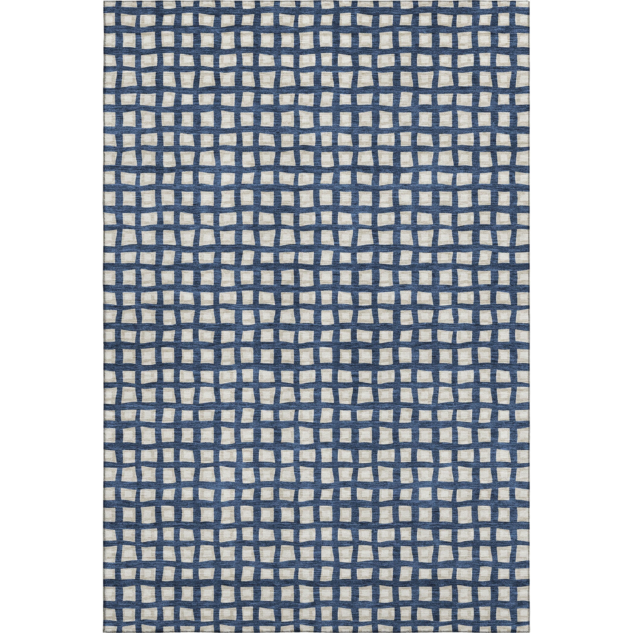 Sintra Machine Washable Transitional Blue Rug 2'6" x 3'10" #shape_Rectangle