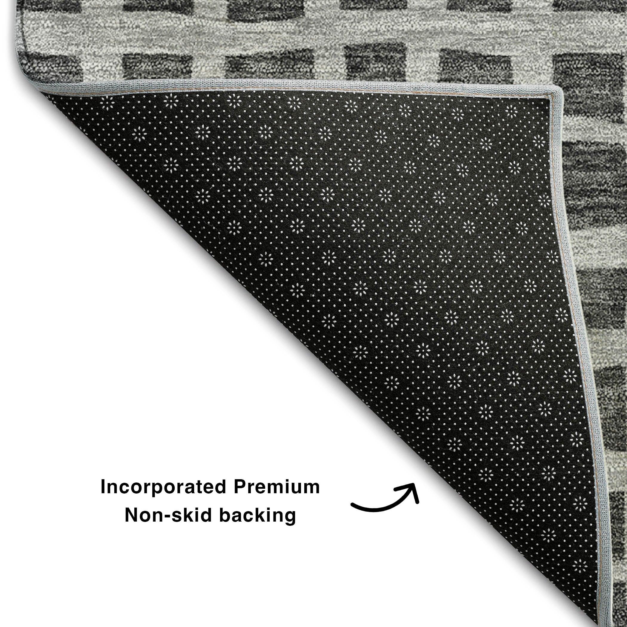 Sintra Machine Washable Transitional Graphite Gray Rug 1'8" x 2'6" #shape_Rectangle