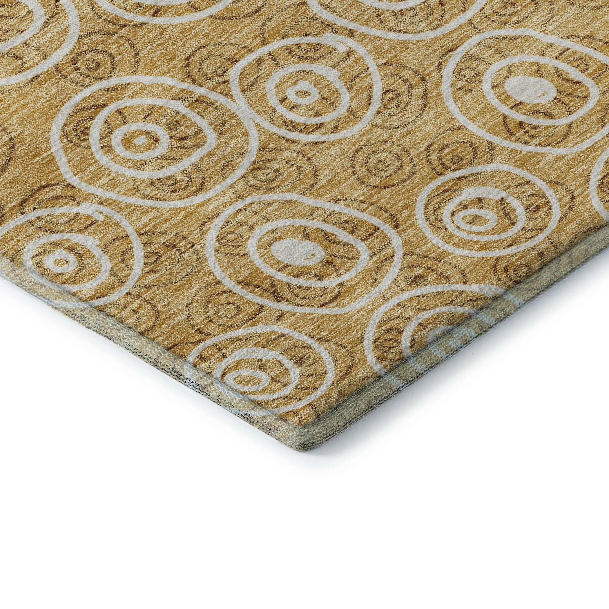 Sintra Machine Washable Transitional Gold Rug 1'8" x 2'6" #shape_Rectangle