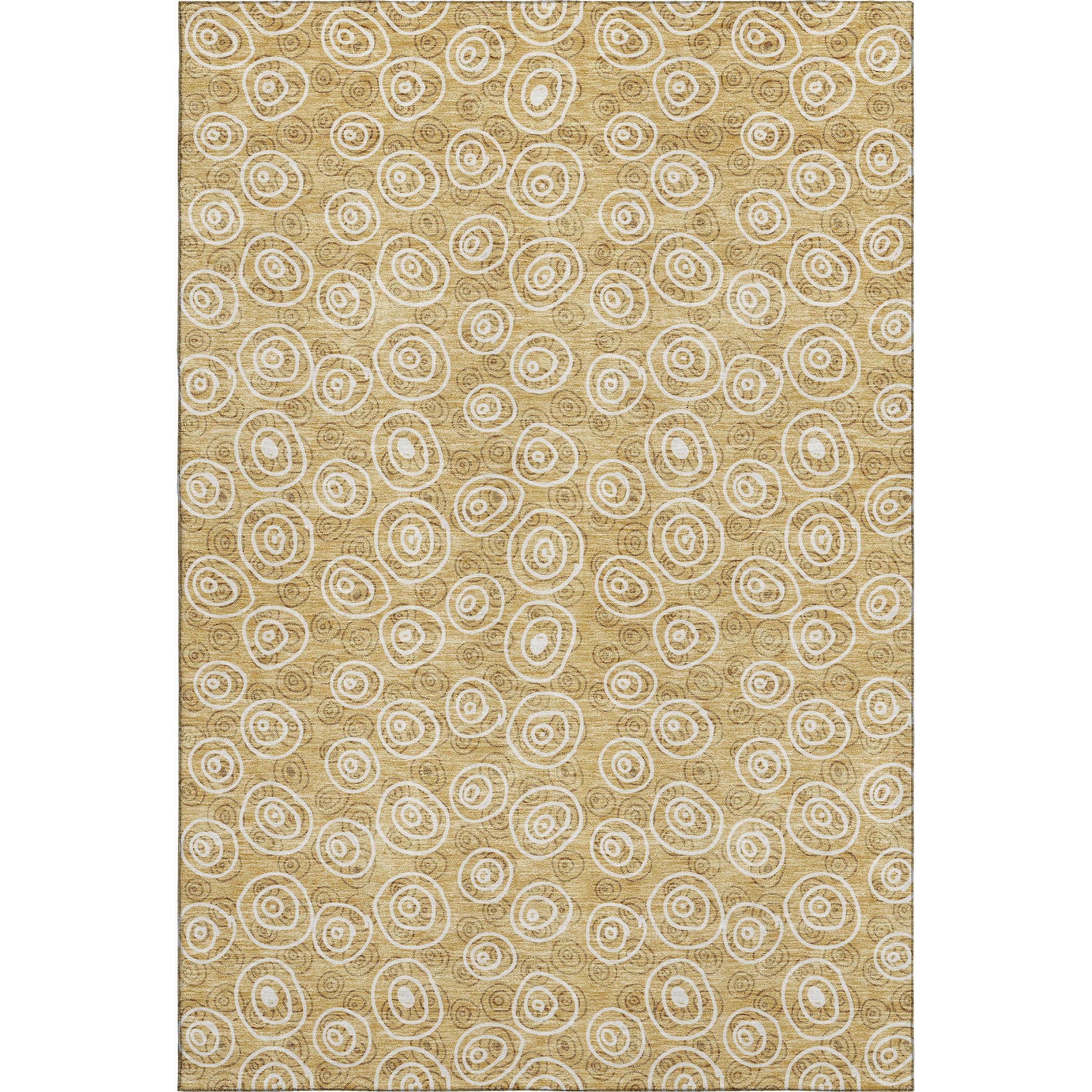 Sintra Machine Washable Transitional Gold Rug 2'6" x 3'10" #shape_Rectangle