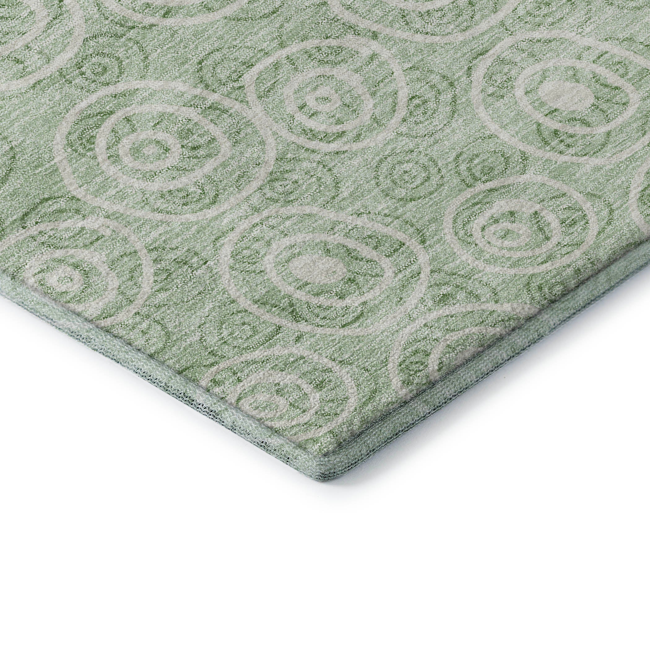 Sintra Machine Washable Transitional Mint Green Rug 1'8" x 2'6" #shape_Rectangle