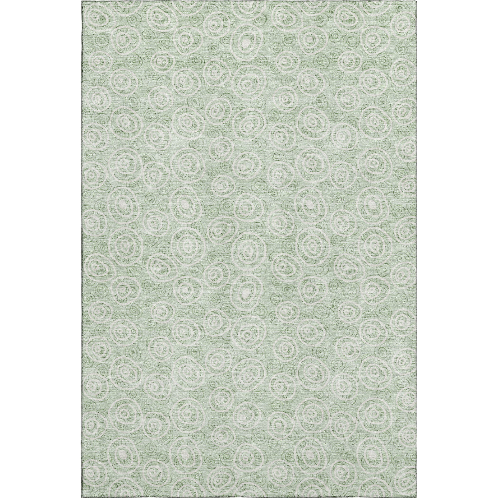 Sintra Machine Washable Transitional Mint Green Rug 2'6" x 3'10" #shape_Rectangle
