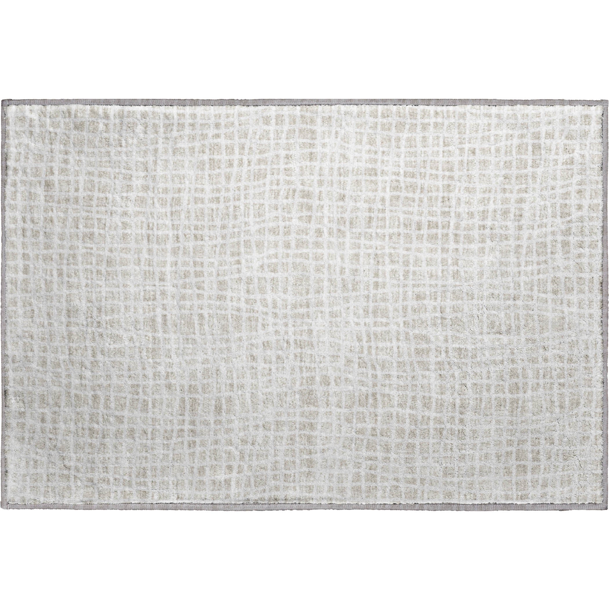 Mostar Machine Washable Transitional Ivory Rug 1'8" x 2'6" #shape_Rectangle
