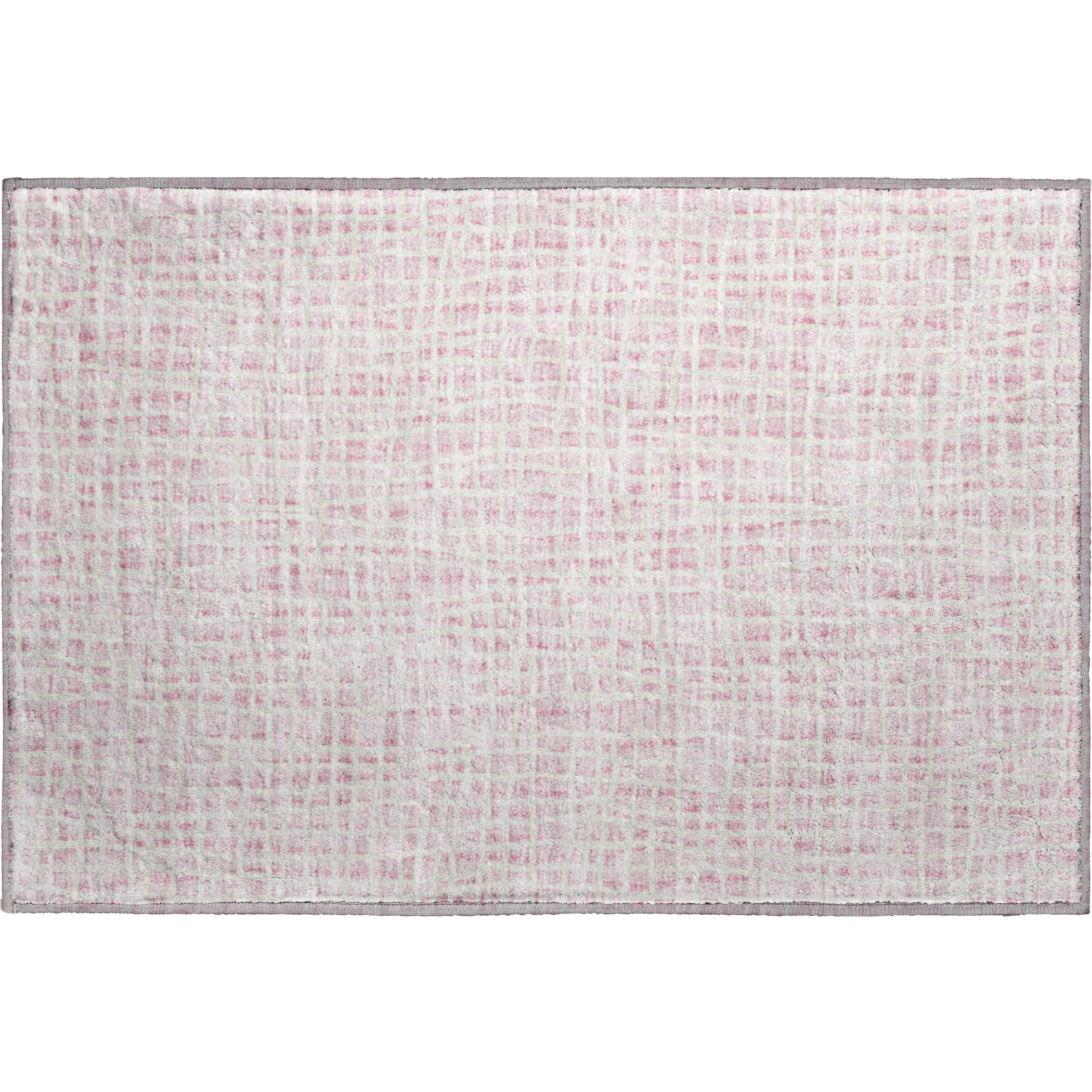 Mostar Machine Washable Transitional Pink Rug 1'8" x 2'6" #shape_Rectangle
