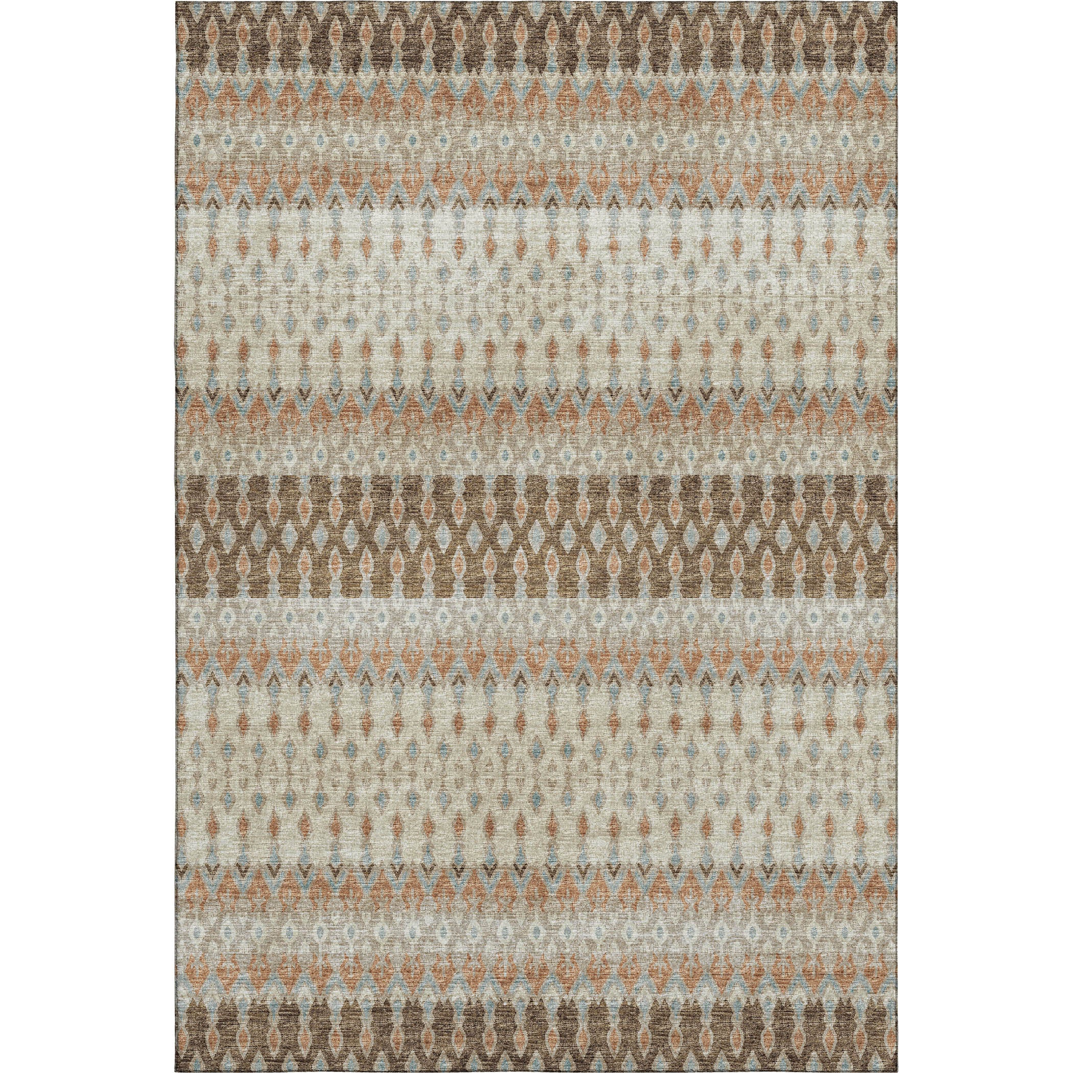 Salzburg Machine Washable Transitional Canyon Multi Rug 2'6" x 3'10" #shape_Rectangle