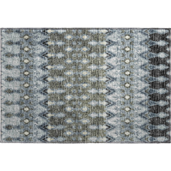 Salzburg Machine Washable Transitional Moody Multi Rug 1'8" x 2'6"