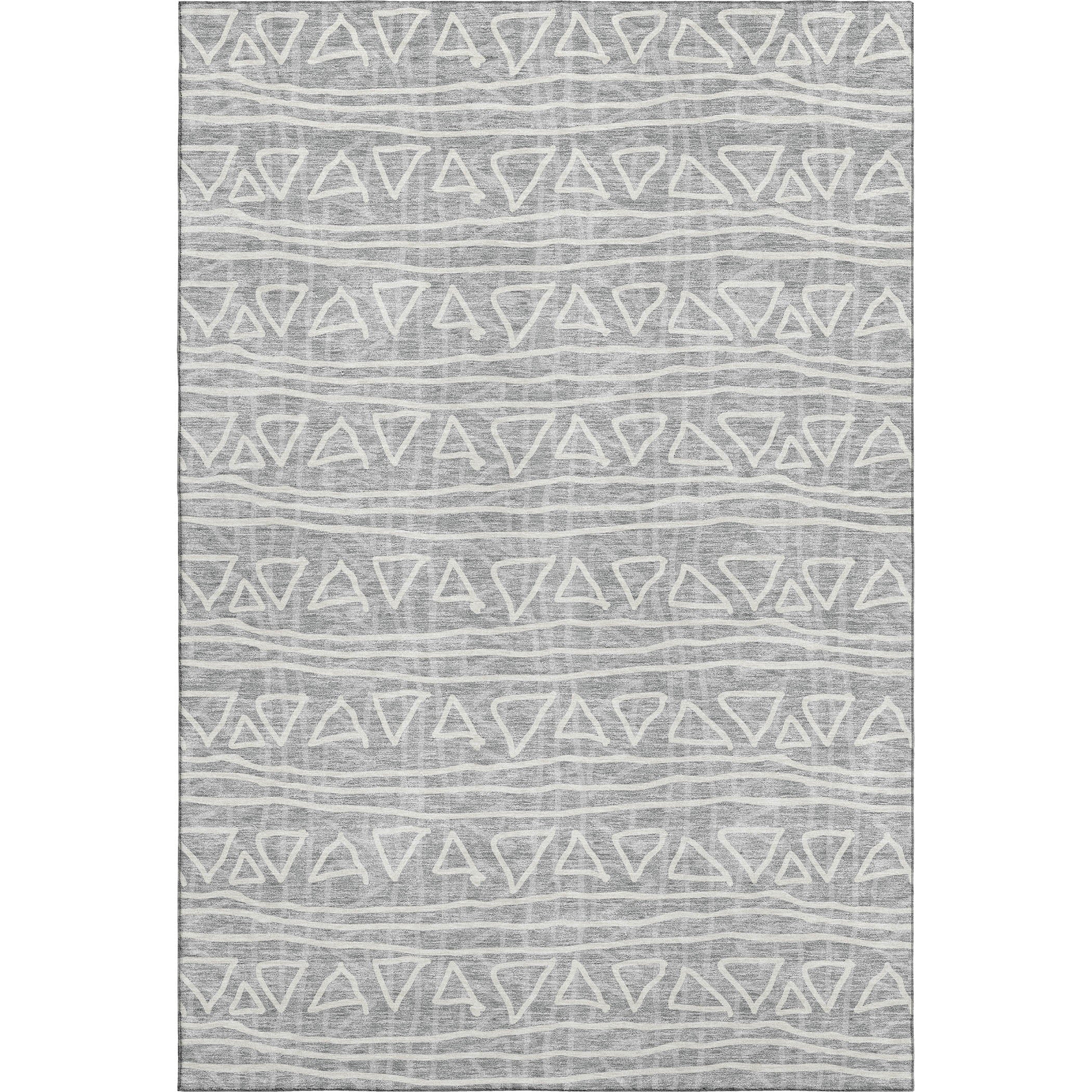 Bruges Machine Washable Transitional Gray Rug 2'6" x 3'10" #shape_Rectangle