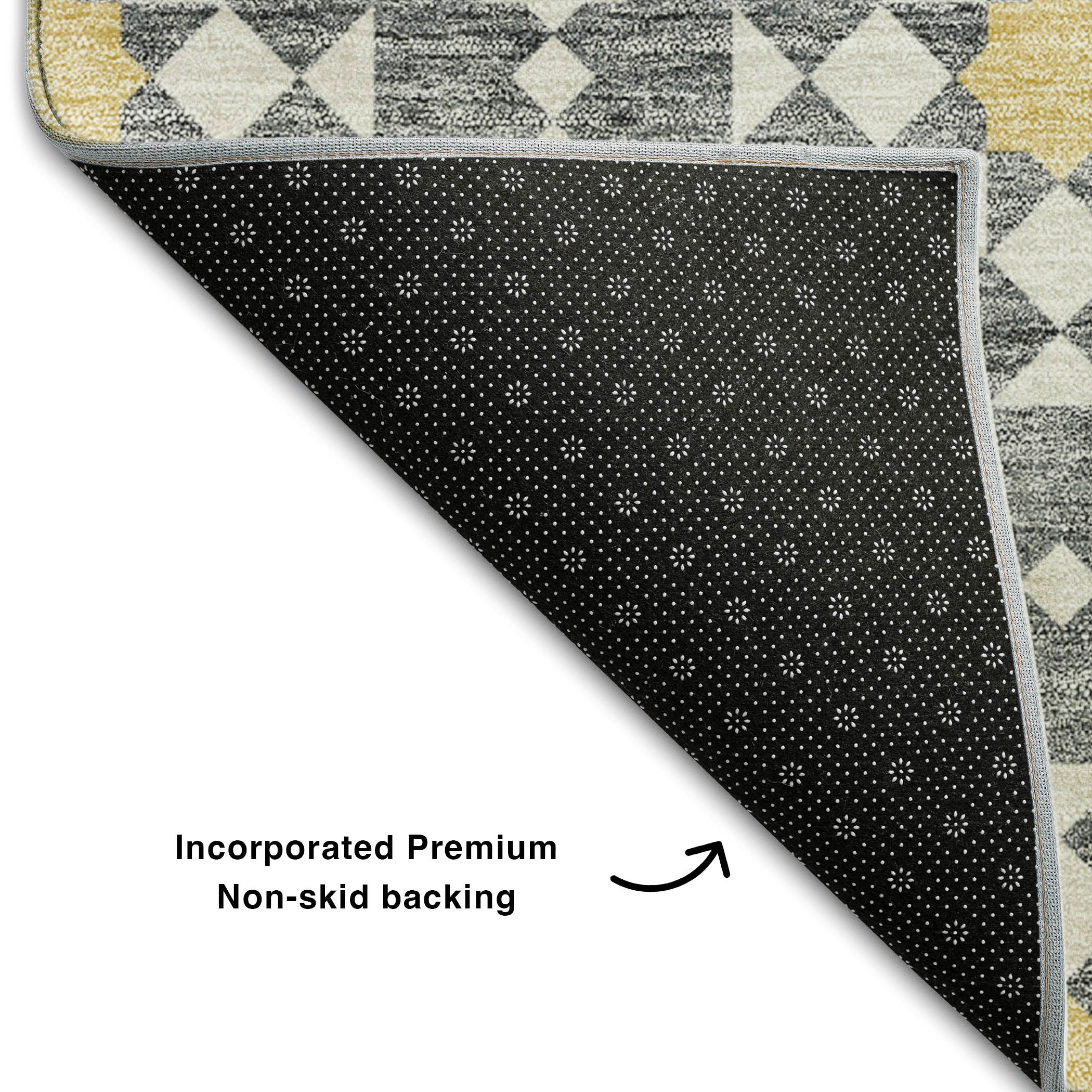 Queenstown Machine Washable Transitional Gray Rug 1'8" x 2'6" #shape_Rectangle