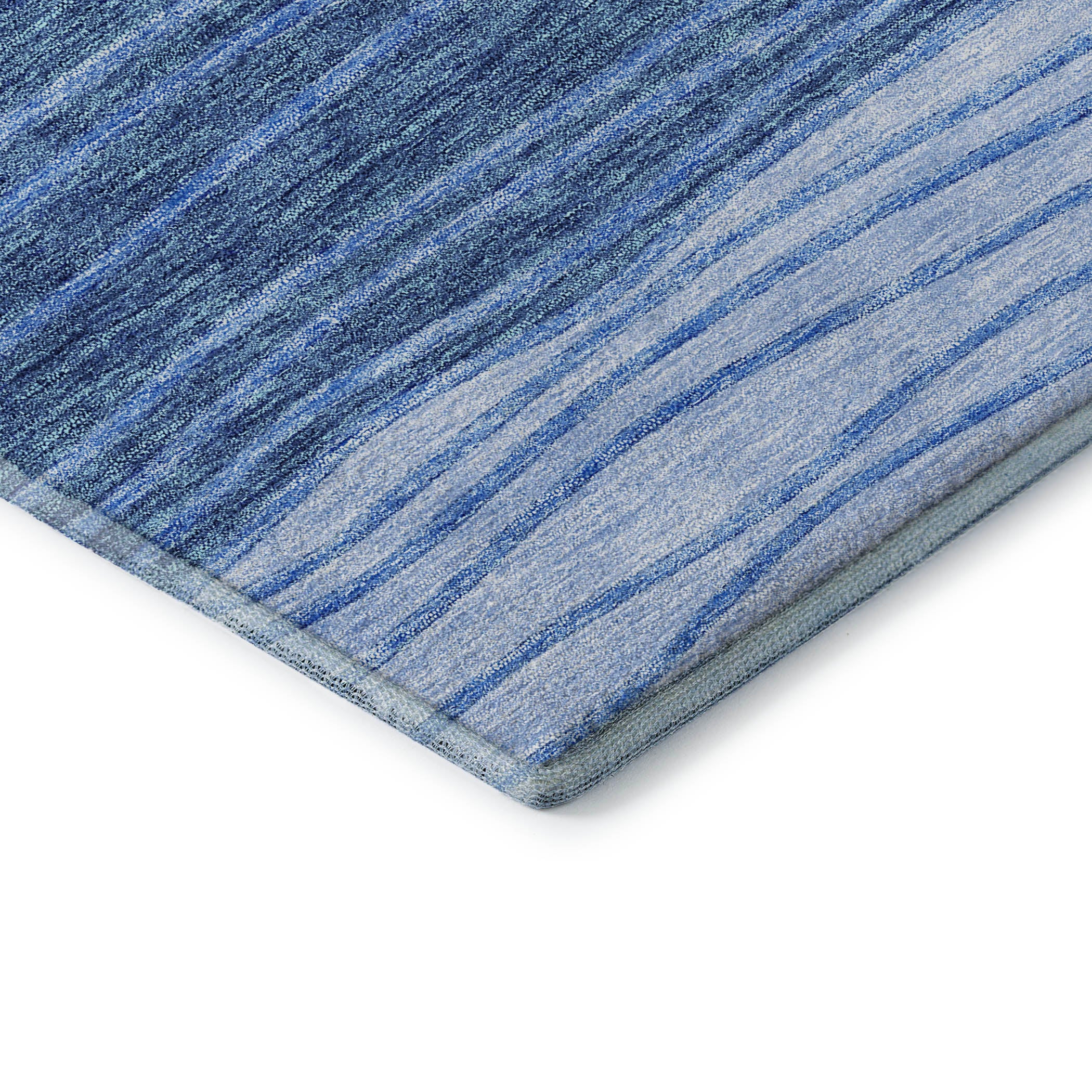 Seoul Machine Washable Transitional Blue Rug 1'8" x 2'6" #shape_Rectangle