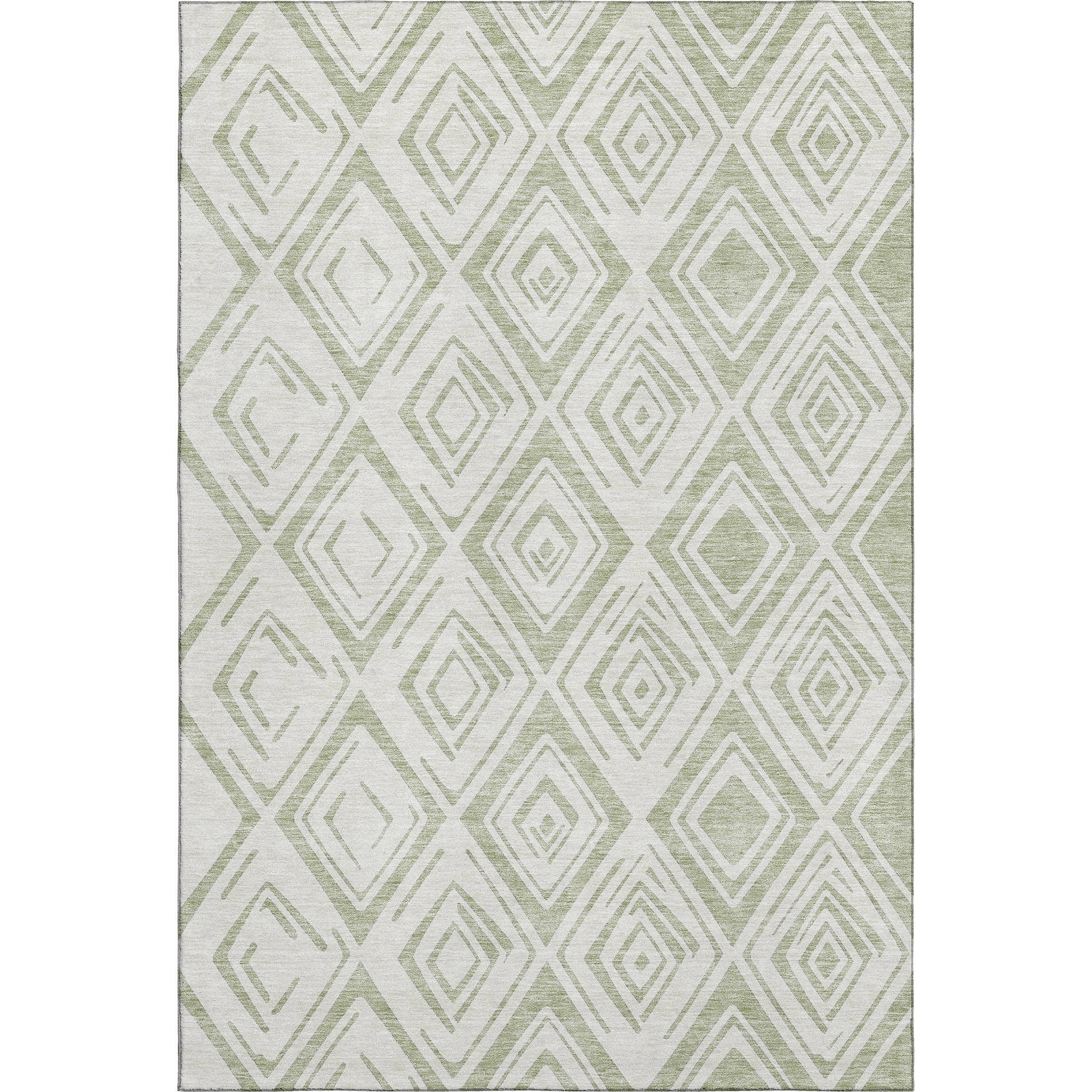 Salzburg Machine Washable Transitional Aloe Green Rug 2'6" x 3'10" #shape_Rectangle