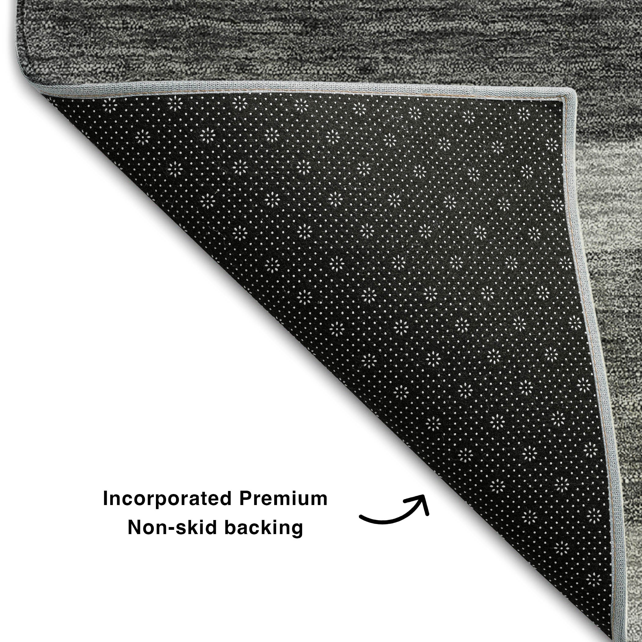 Marrakech Machine Washable Transitional Gray Rug 1'8" x 2'6" #shape_Rectangle
