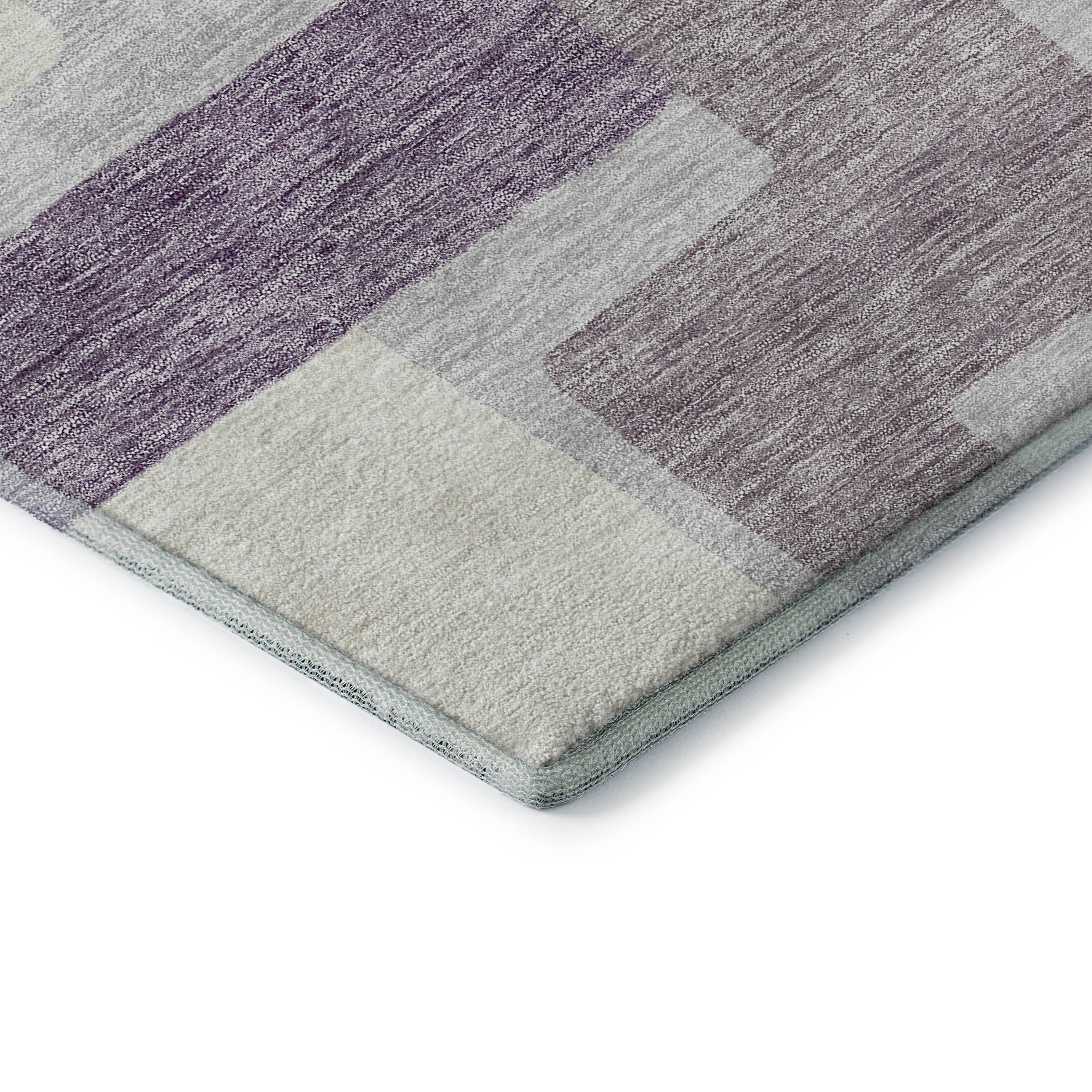 Marrakech Machine Washable Transitional Lavender Purple Rug 1'8" x 2'6" #shape_Rectangle