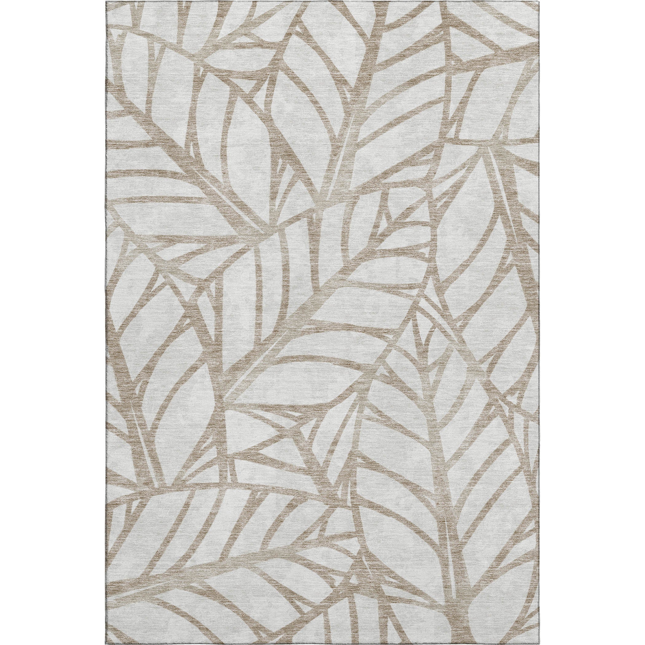 Ghent Machine Washable Transitional Beige Brown Rug 2'6" x 3'10" #shape_Rectangle