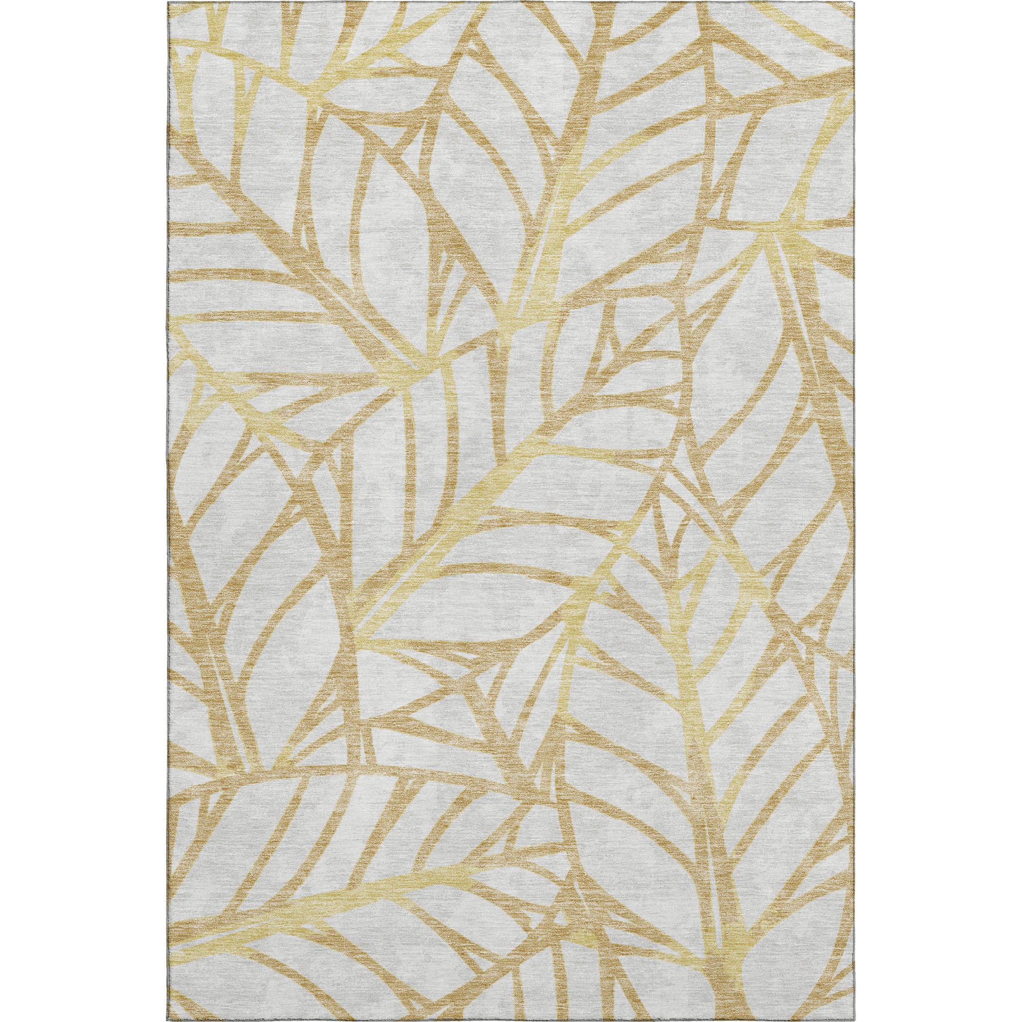 Ghent Machine Washable Transitional Gold Rug 2'6" x 3'10" #shape_Rectangle