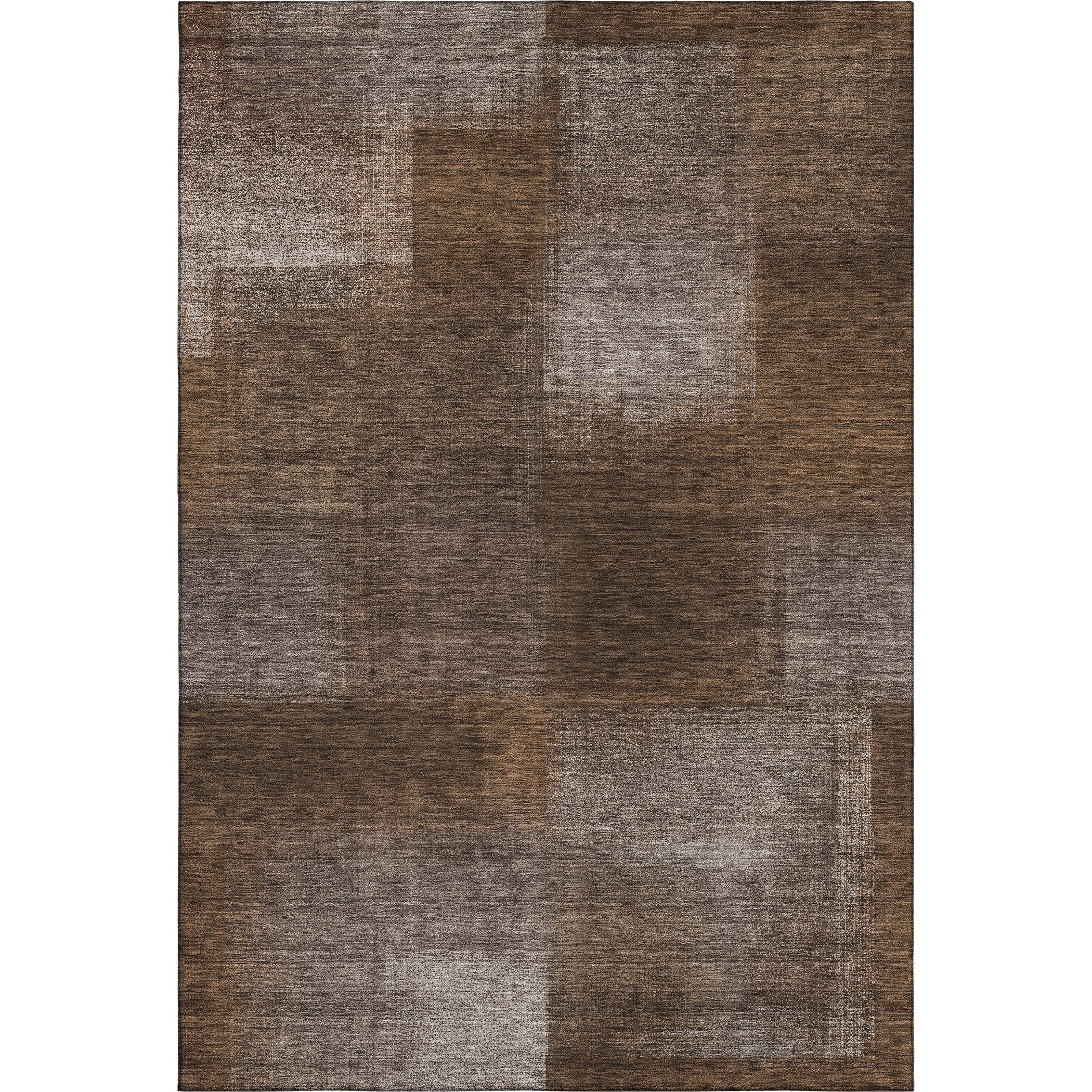 Lisbon Machine Washable Transitional Chocolate Brown Rug 2'6" x 3'10" #shape_Rectangle