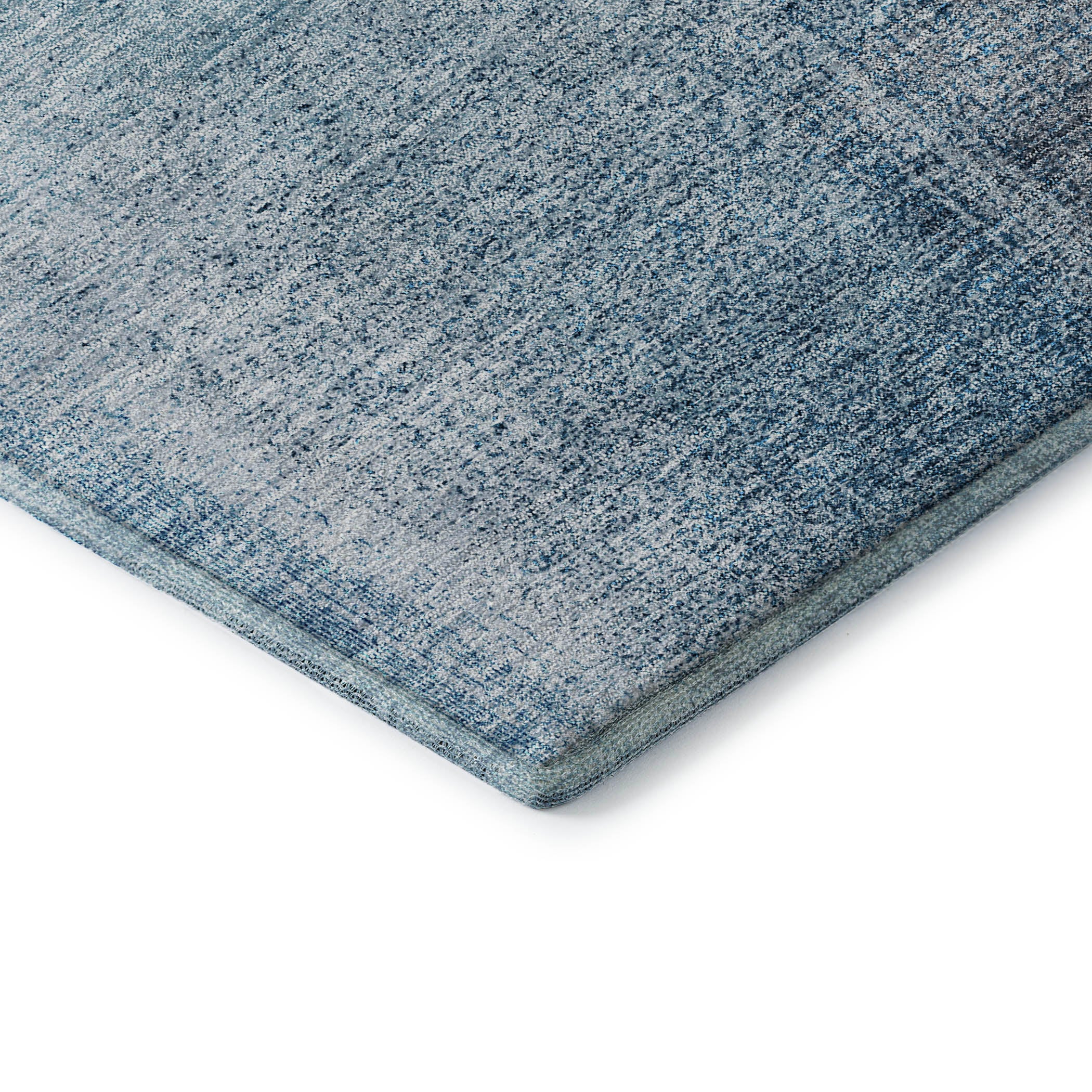 Lisbon Machine Washable Transitional Denim Blue Rug 1'8" x 2'6" #shape_Rectangle