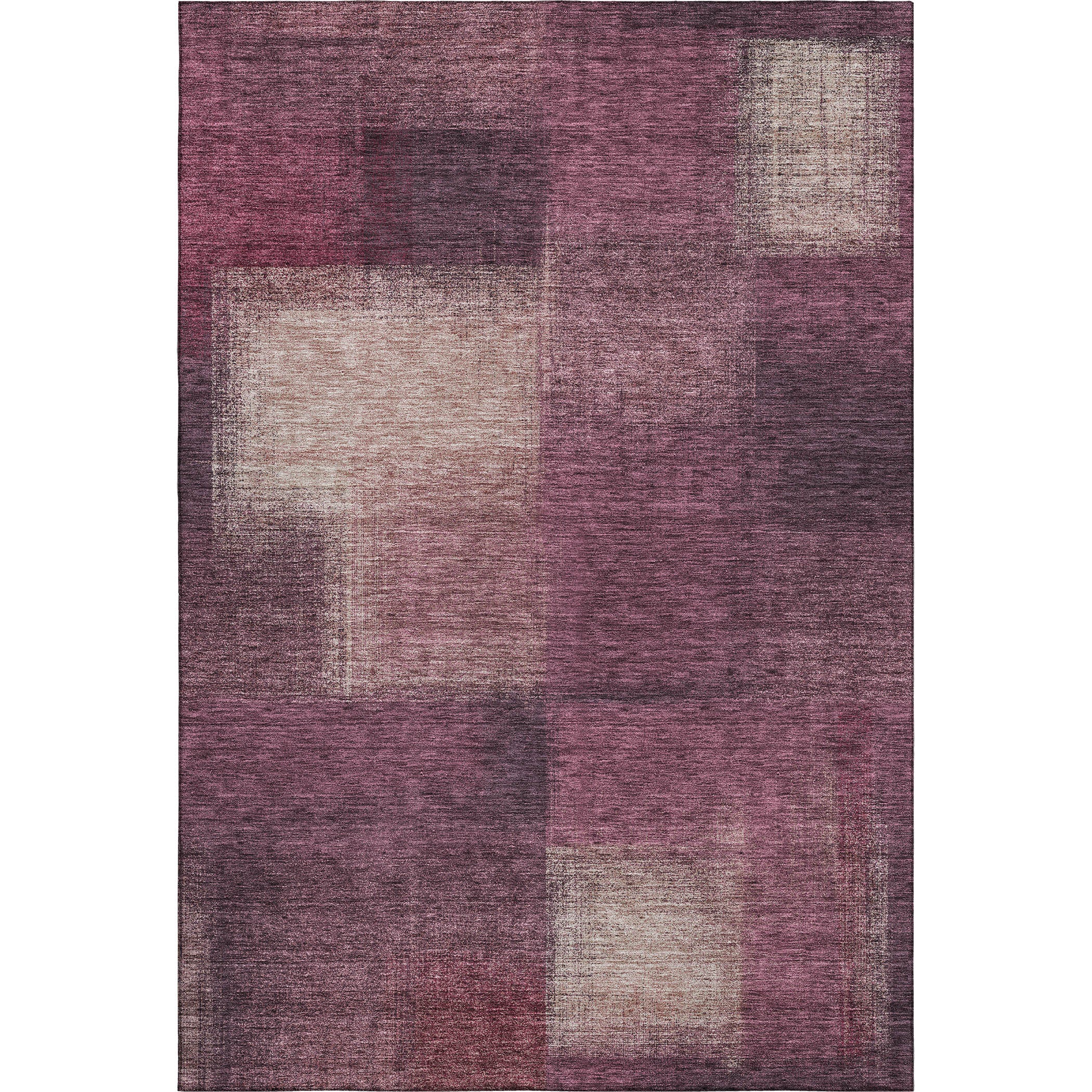 Lisbon Machine Washable Transitional Plum Purple Rug 2'6" x 3'10" #shape_Rectangle