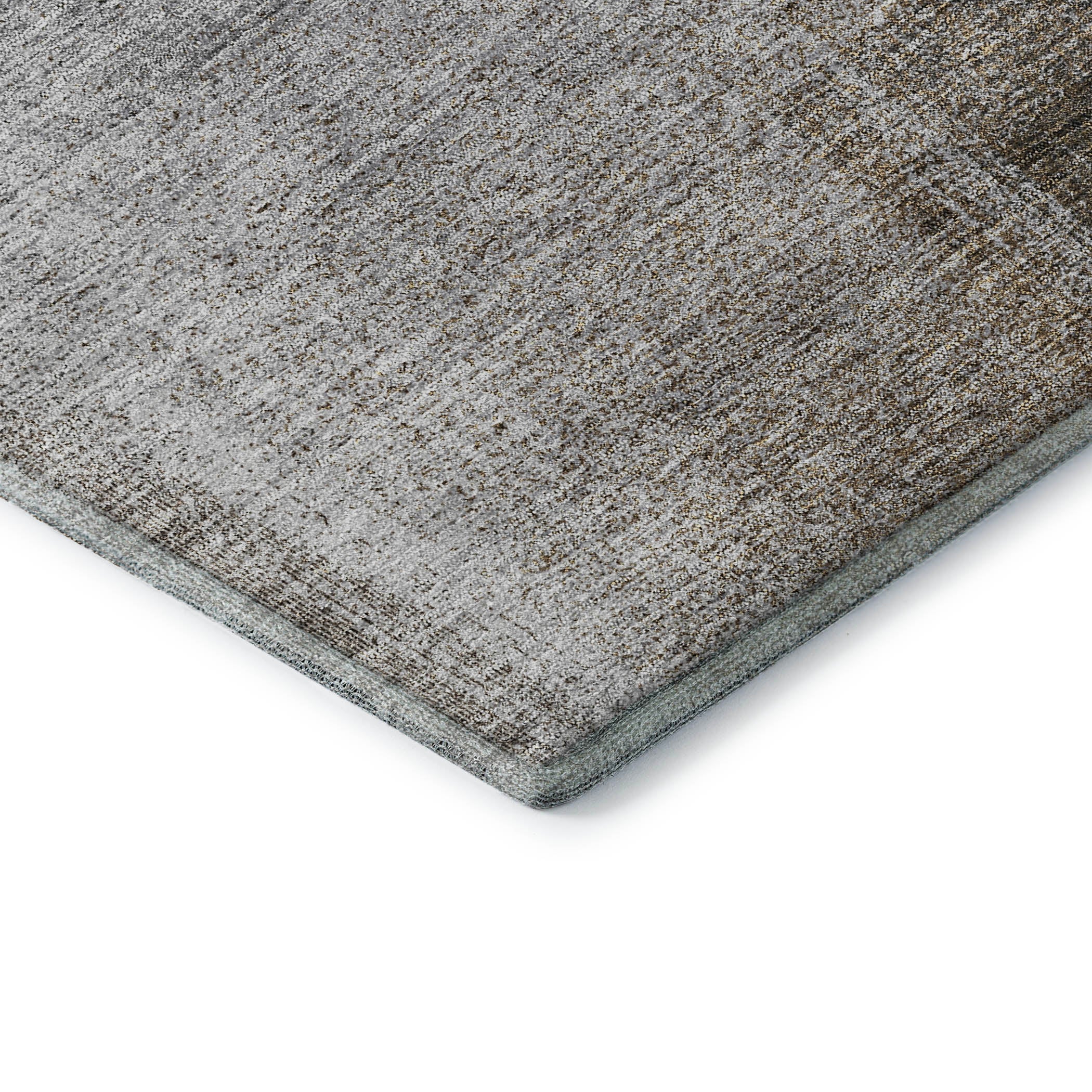 Lisbon Machine Washable Transitional Silver Gray Rug 1'8" x 2'6" #shape_Rectangle