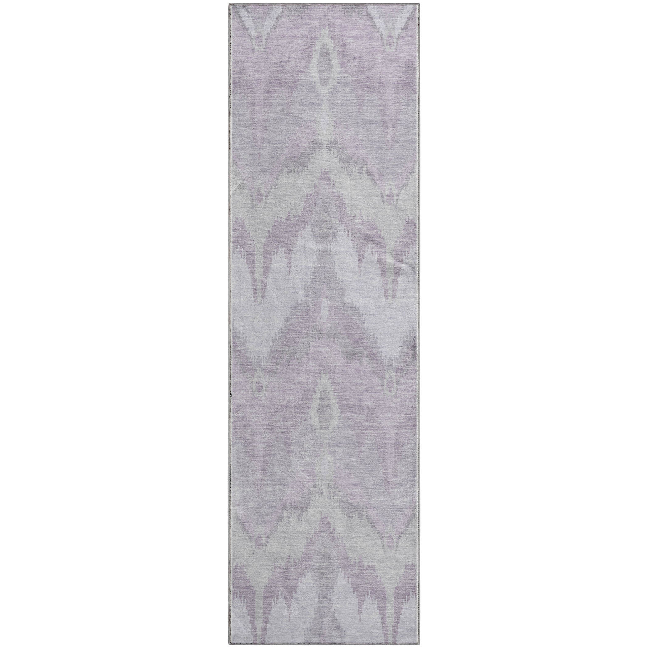 Havana Machine Washable Transitional Lavender Purple Rug 2'3" x 7'6" #shape_Runner