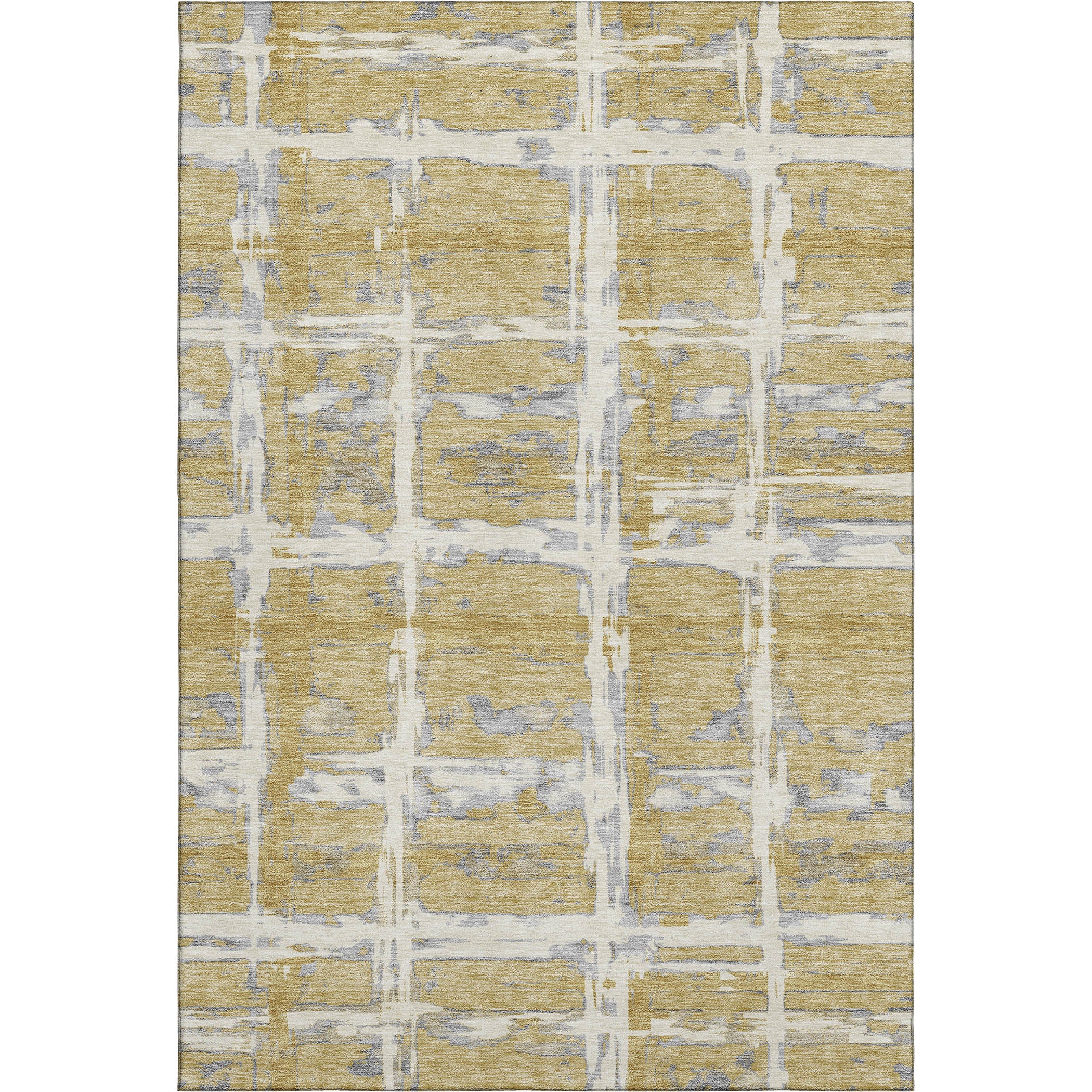 Chiang Mai Machine Washable Transitional Gold Rug 2'6" x 3'10" #shape_Rectangle