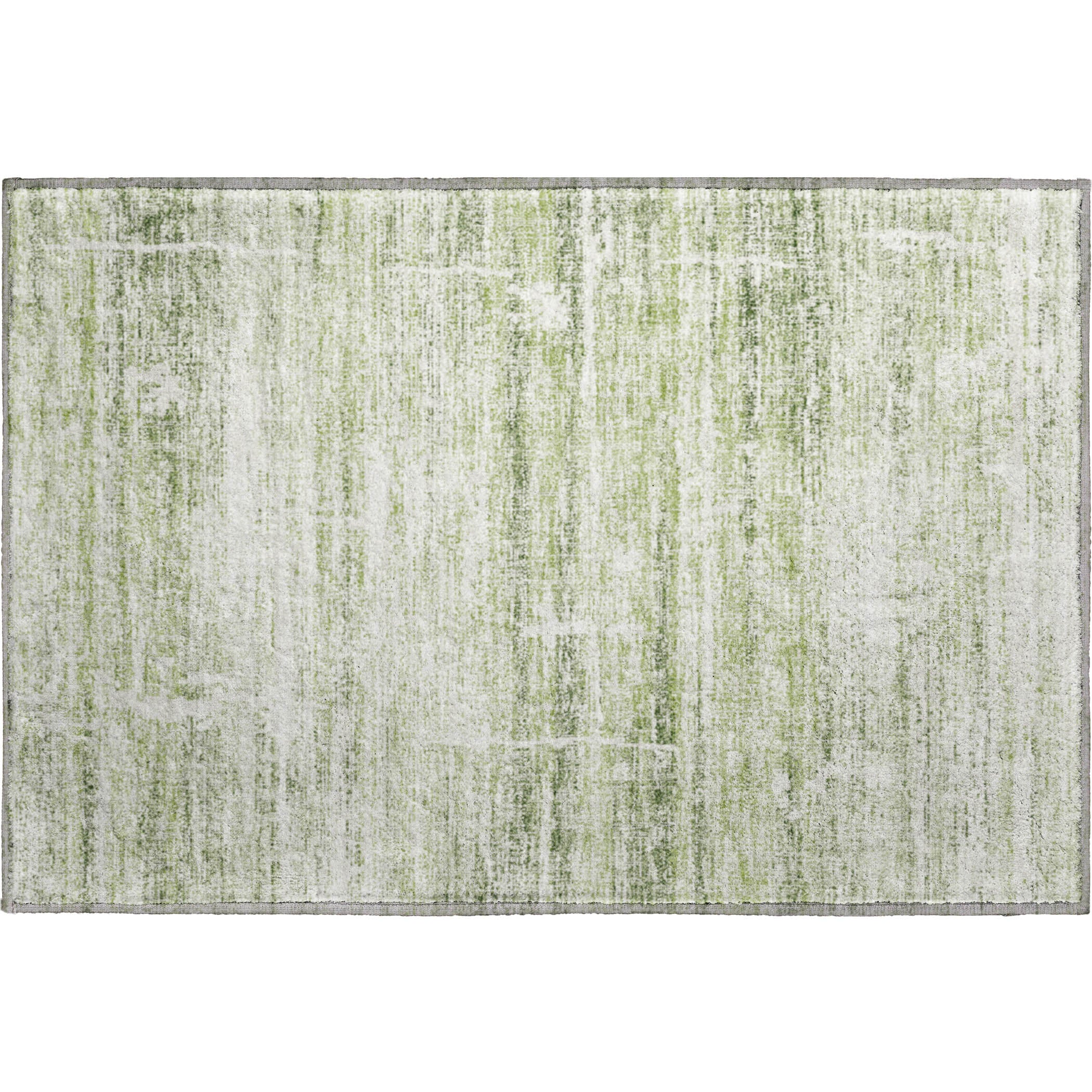 Havana Machine Washable Transitional Aloe Green Rug 1'8" x 2'6" #shape_Rectangle