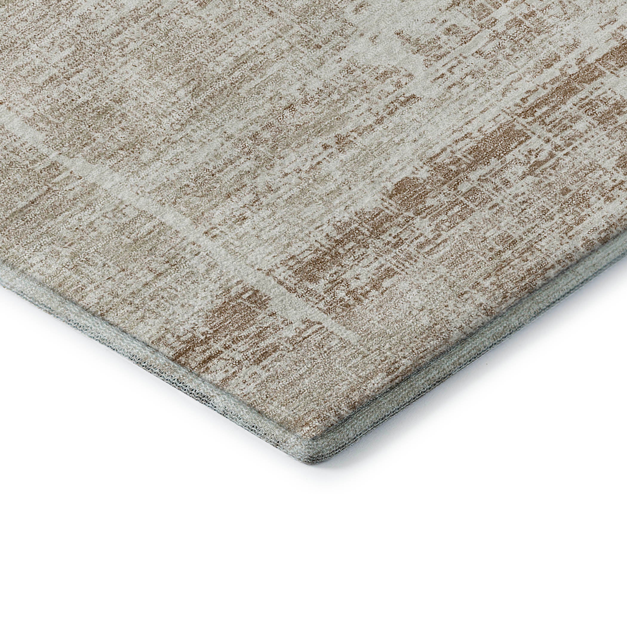 Havana Machine Washable Transitional Beige Brown Rug 1'8" x 2'6" #shape_Rectangle