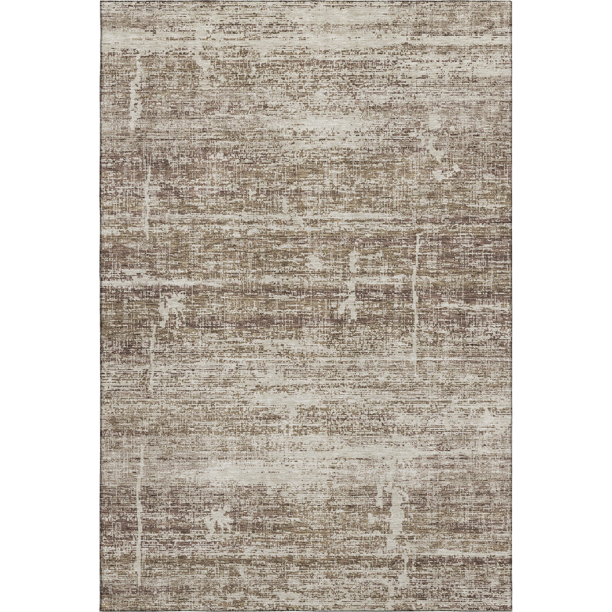 Havana Machine Washable Transitional Brown Rug 2'6" x 3'10" #shape_Rectangle