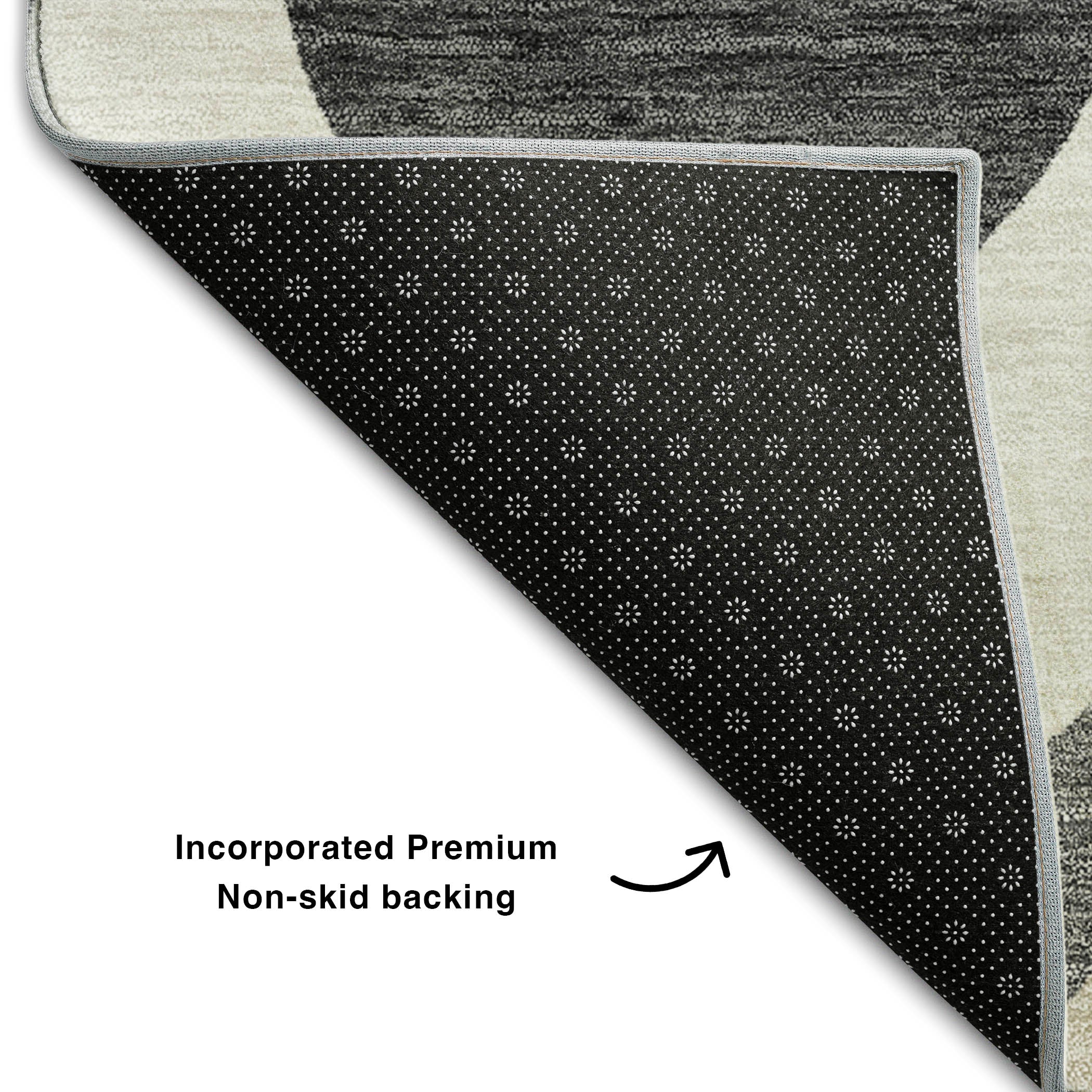 Tbilisi Machine Washable Transitional Gray Rug 1'8" x 2'6" #shape_Rectangle