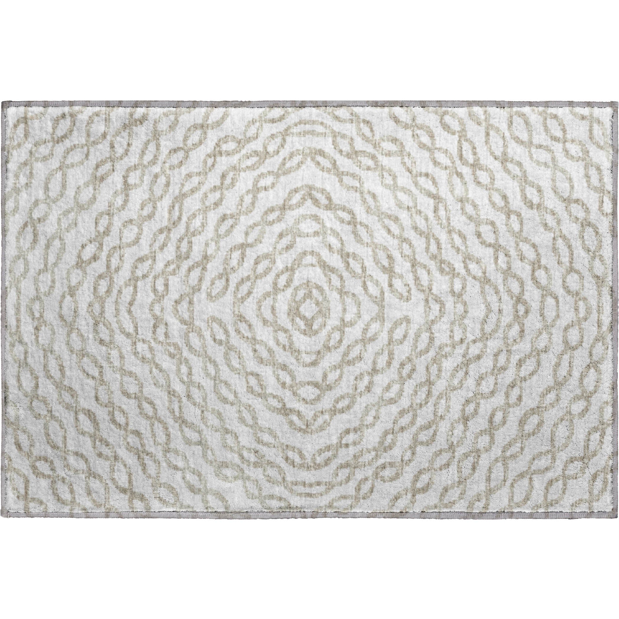 Antigua Machine Washable Transitional Linen Neutral Rug 1'8" x 2'6" #shape_Rectangle