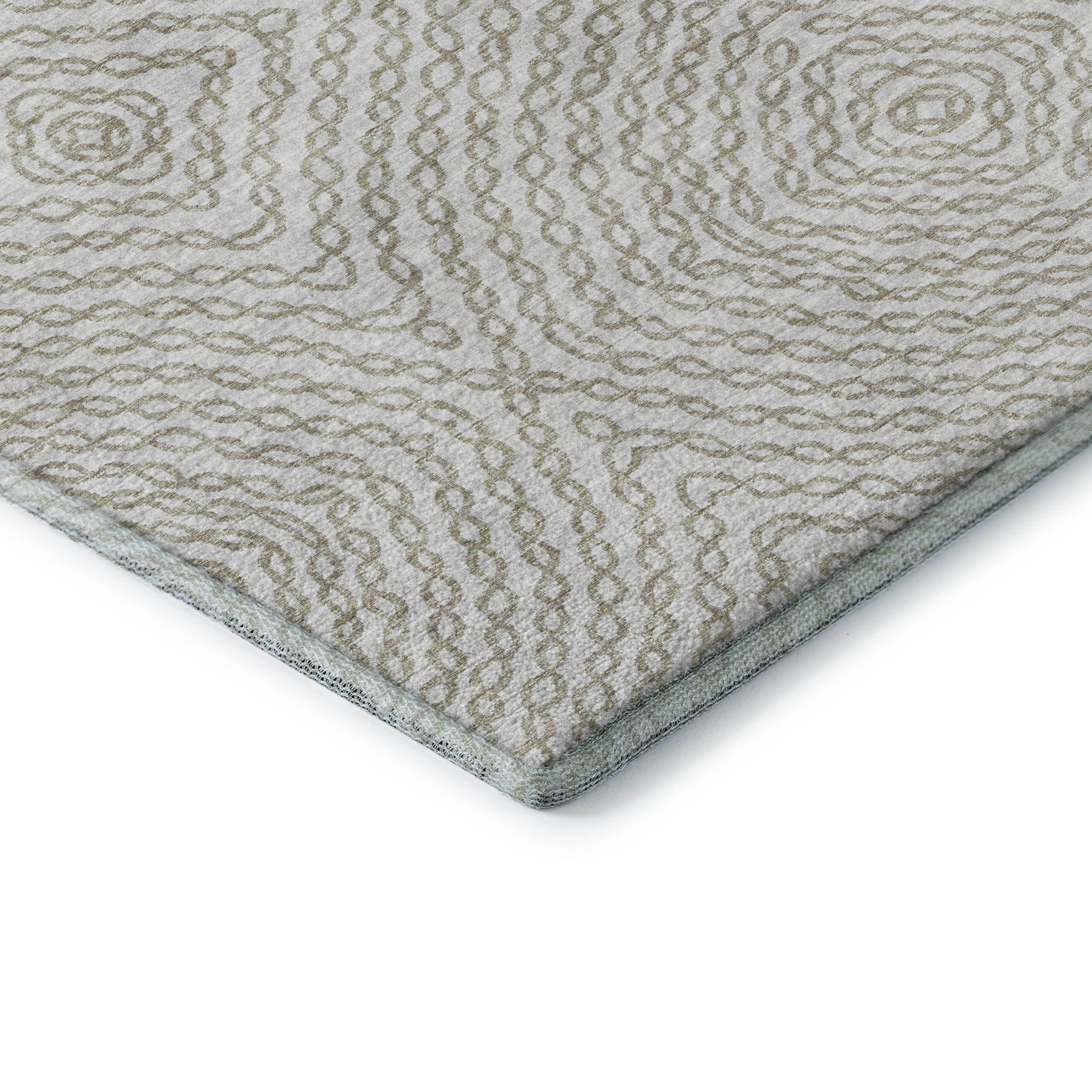 Antigua Machine Washable Transitional Linen Neutral Rug 1'8" x 2'6" #shape_Rectangle