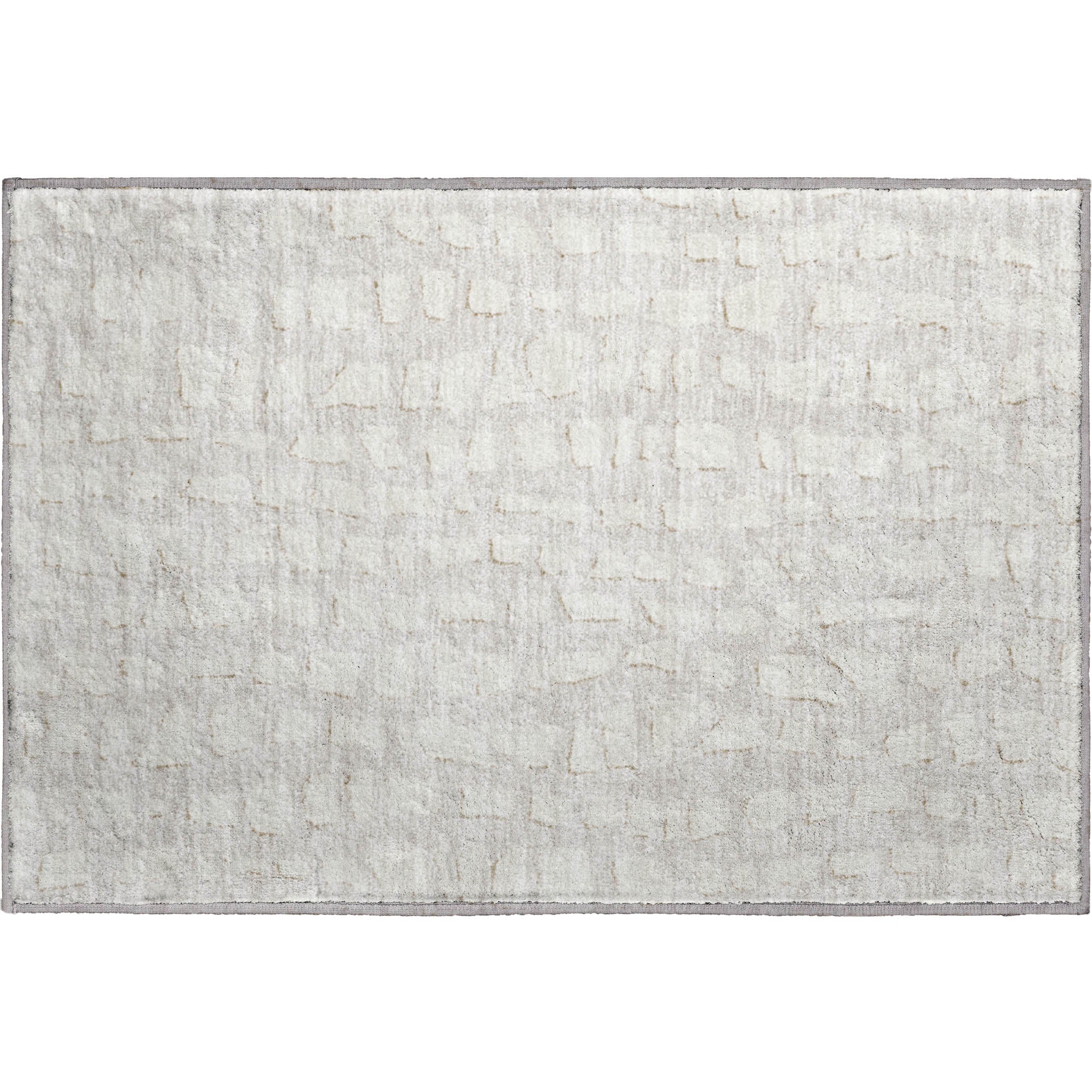 Zanzibar Machine Washable Transitional Ivory Rug 1'8" x 2'6" #shape_Rectangle