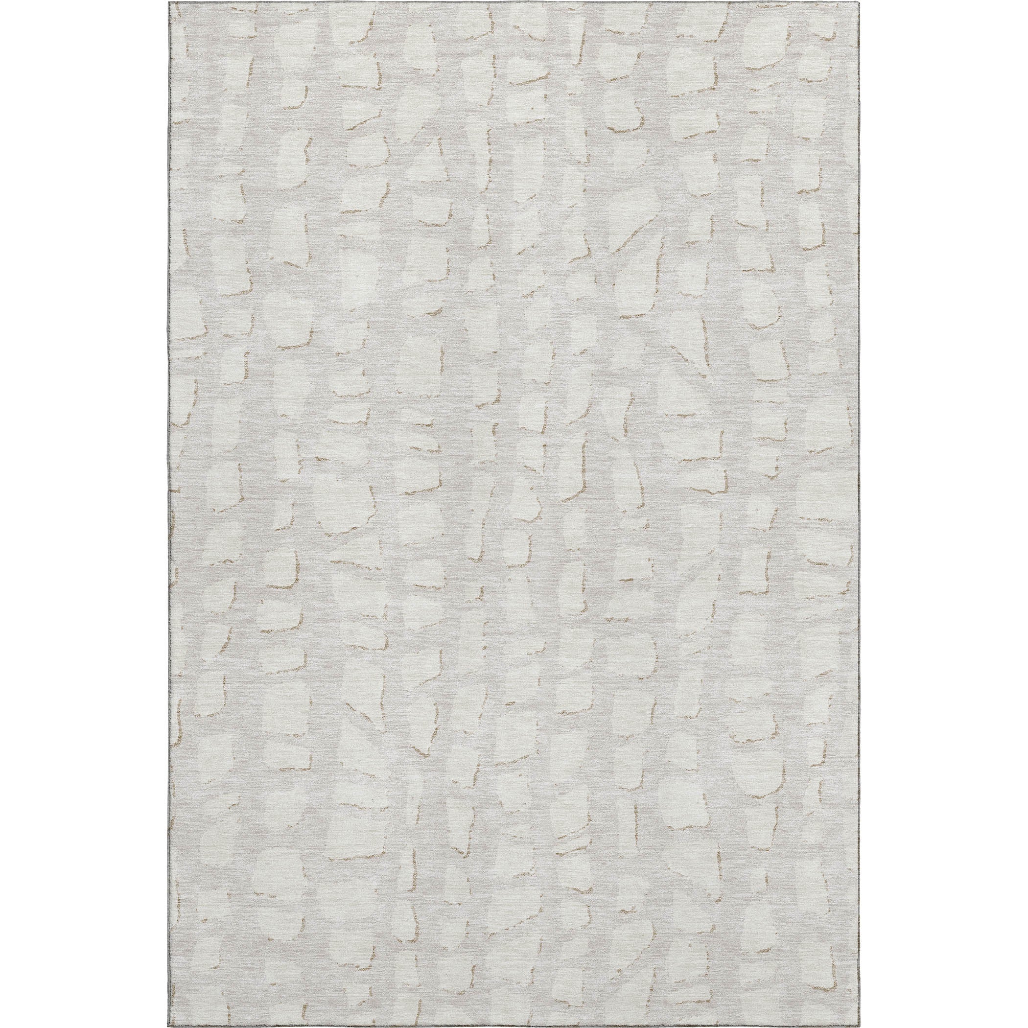 Zanzibar Machine Washable Transitional Ivory Rug 2'6" x 3'10" #shape_Rectangle