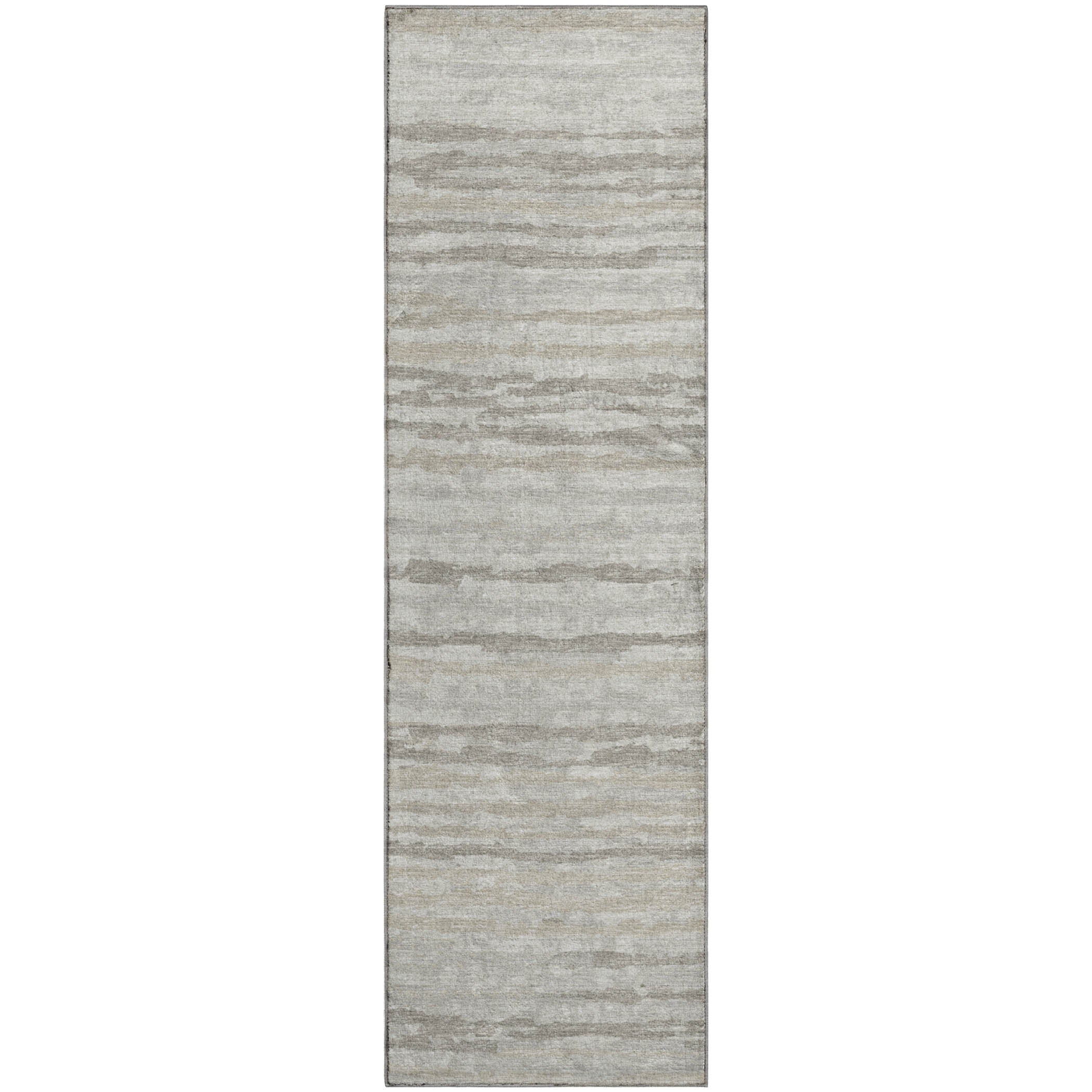 Bruges Machine Washable Transitional Baja Neutral Rug 2'3" x 7'6" #shape_Runner