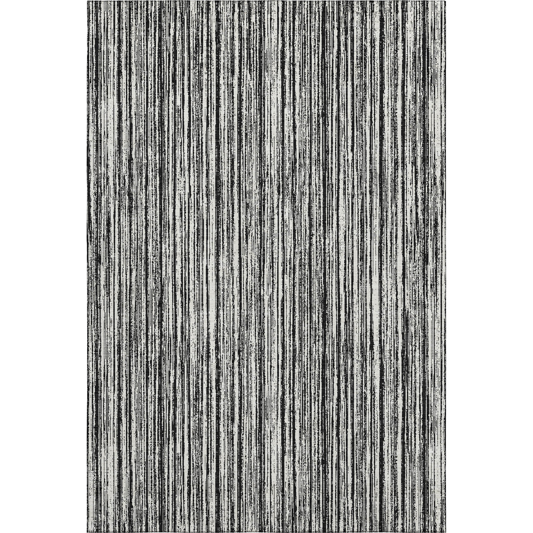Athens Machine Washable Transitional Black Rug 2'6" x 3'10" #shape_Rectangle