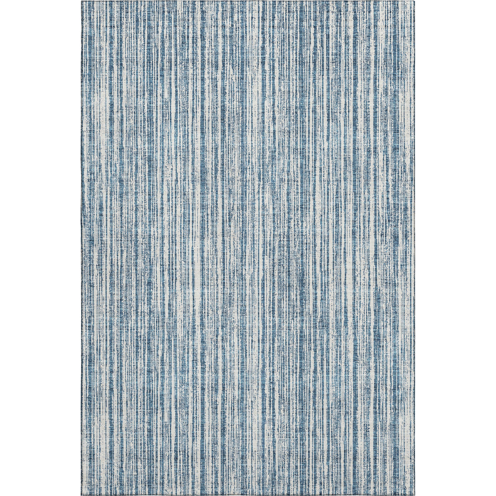 Athens Machine Washable Transitional Blue Rug 2'6" x 3'10" #shape_Rectangle