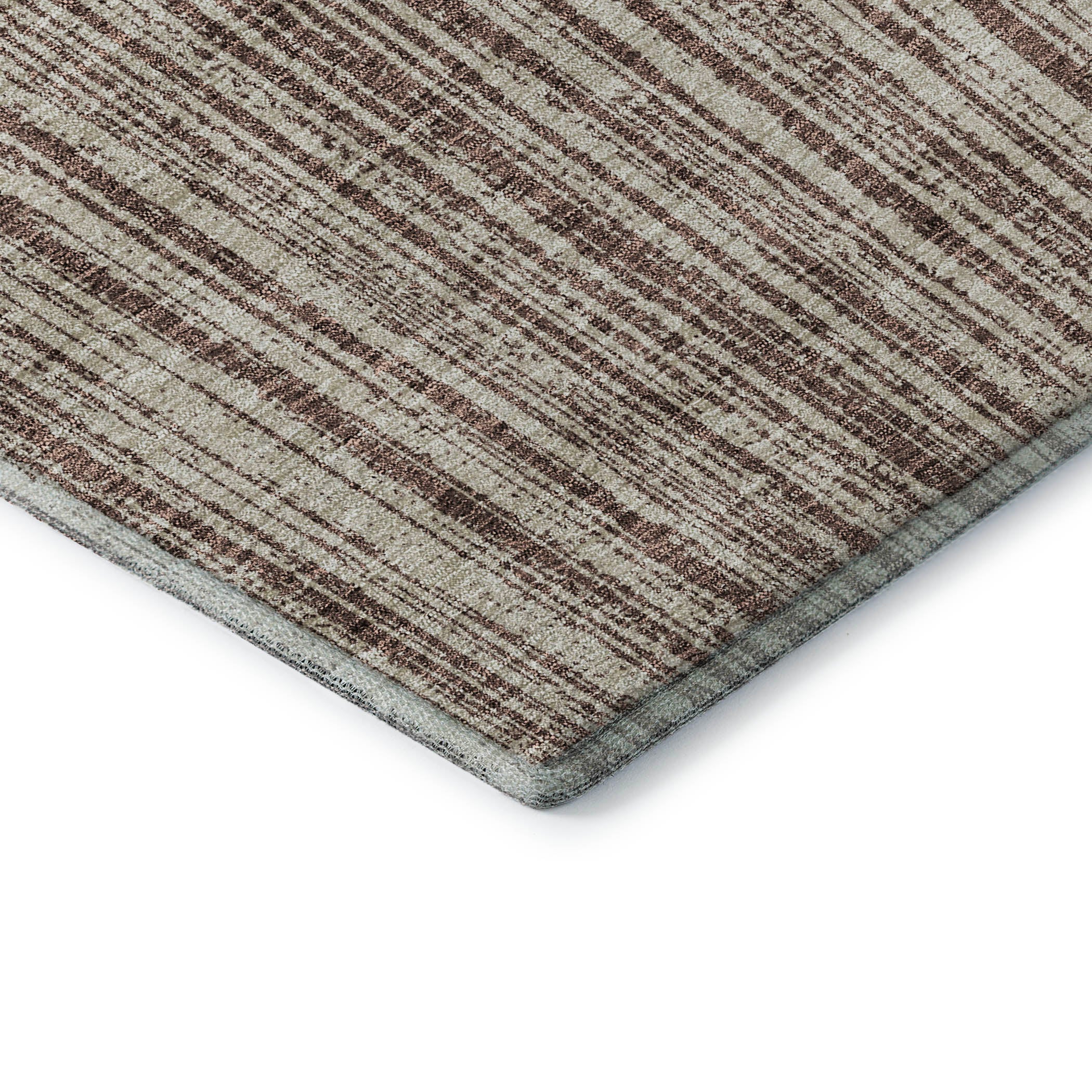Athens Machine Washable Transitional Brown Rug 1'8" x 2'6" #shape_Rectangle